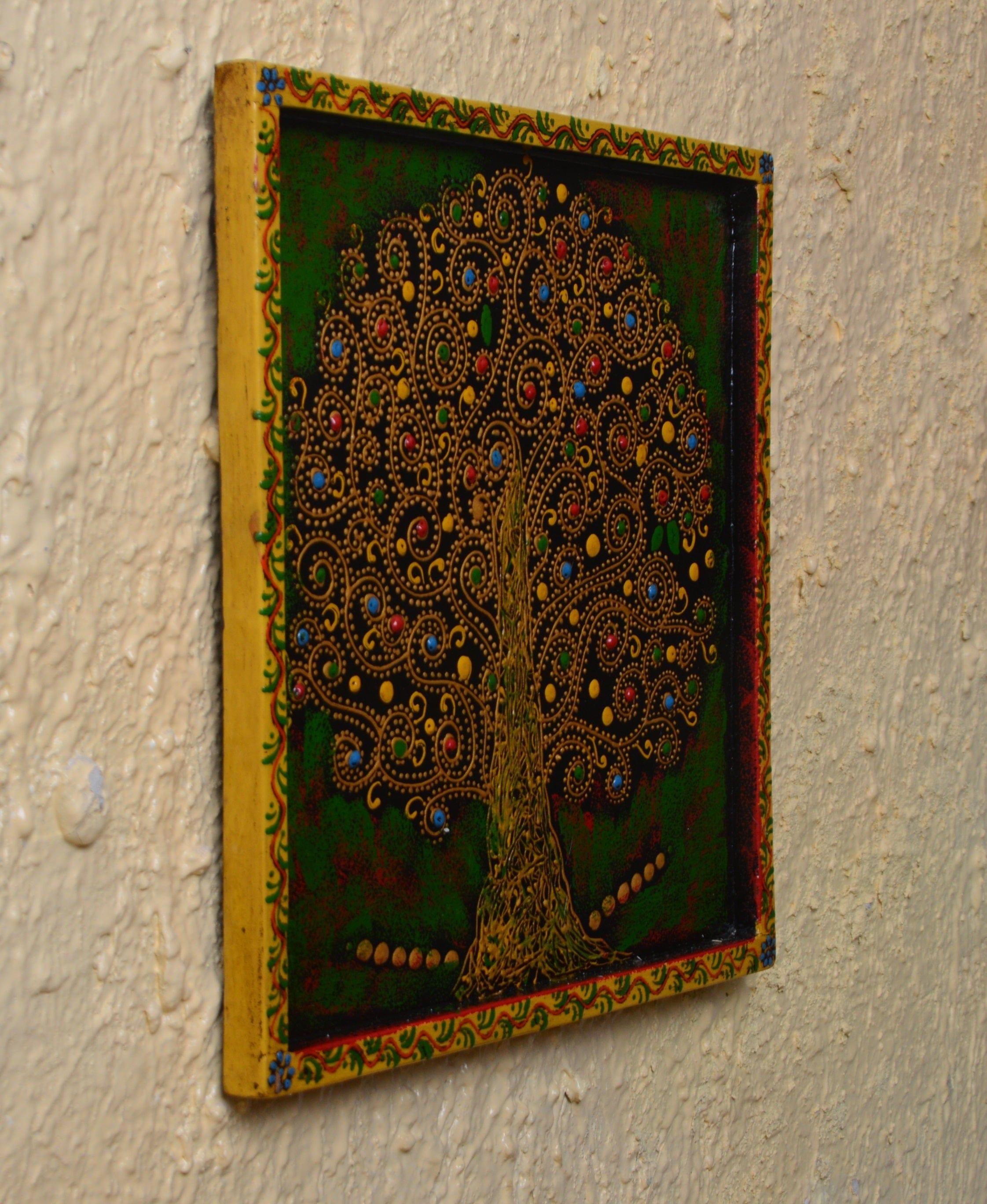 wooden painted wall panels - Ouch Cart