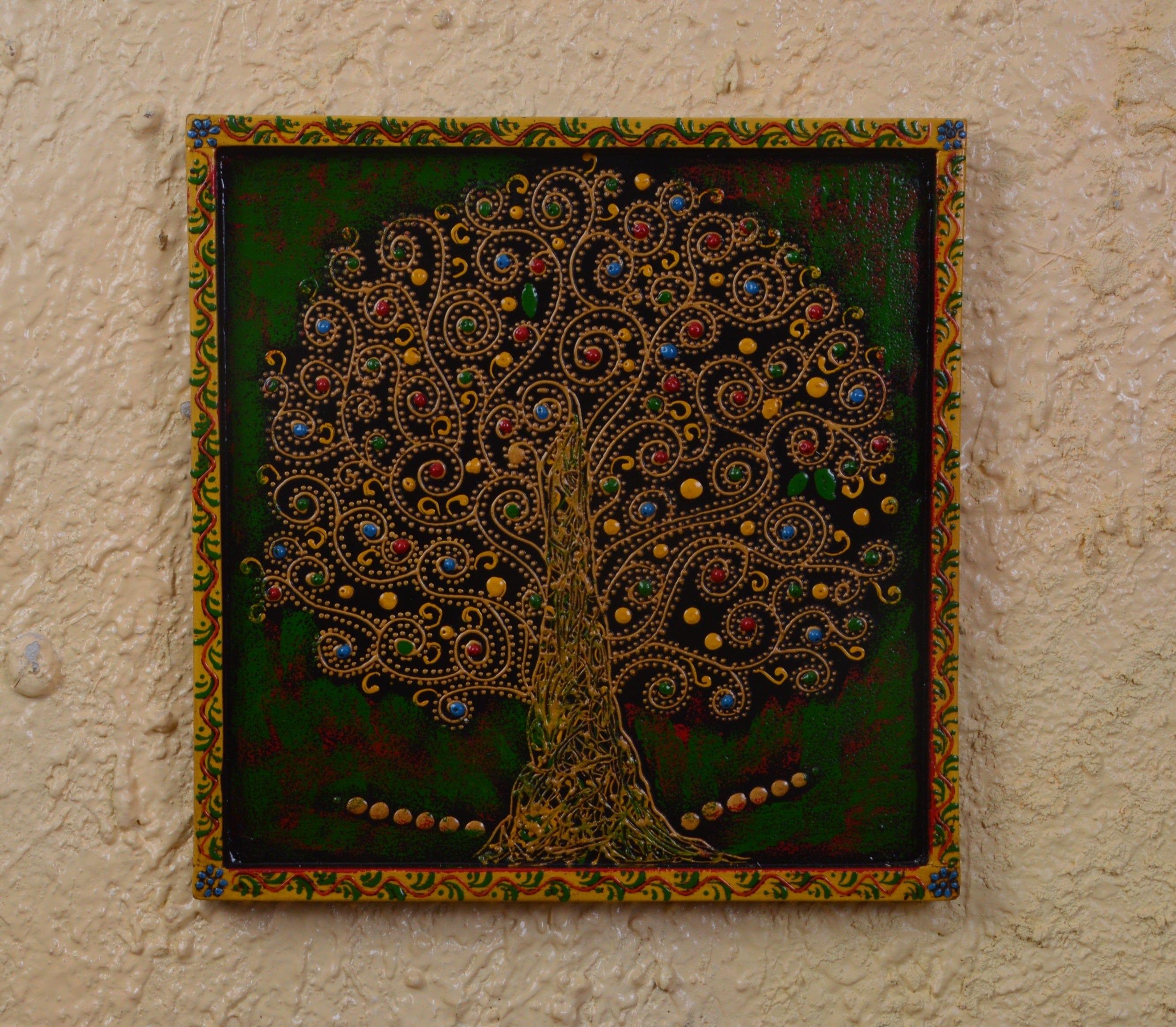 wooden painted wall panels - Ouch Cart