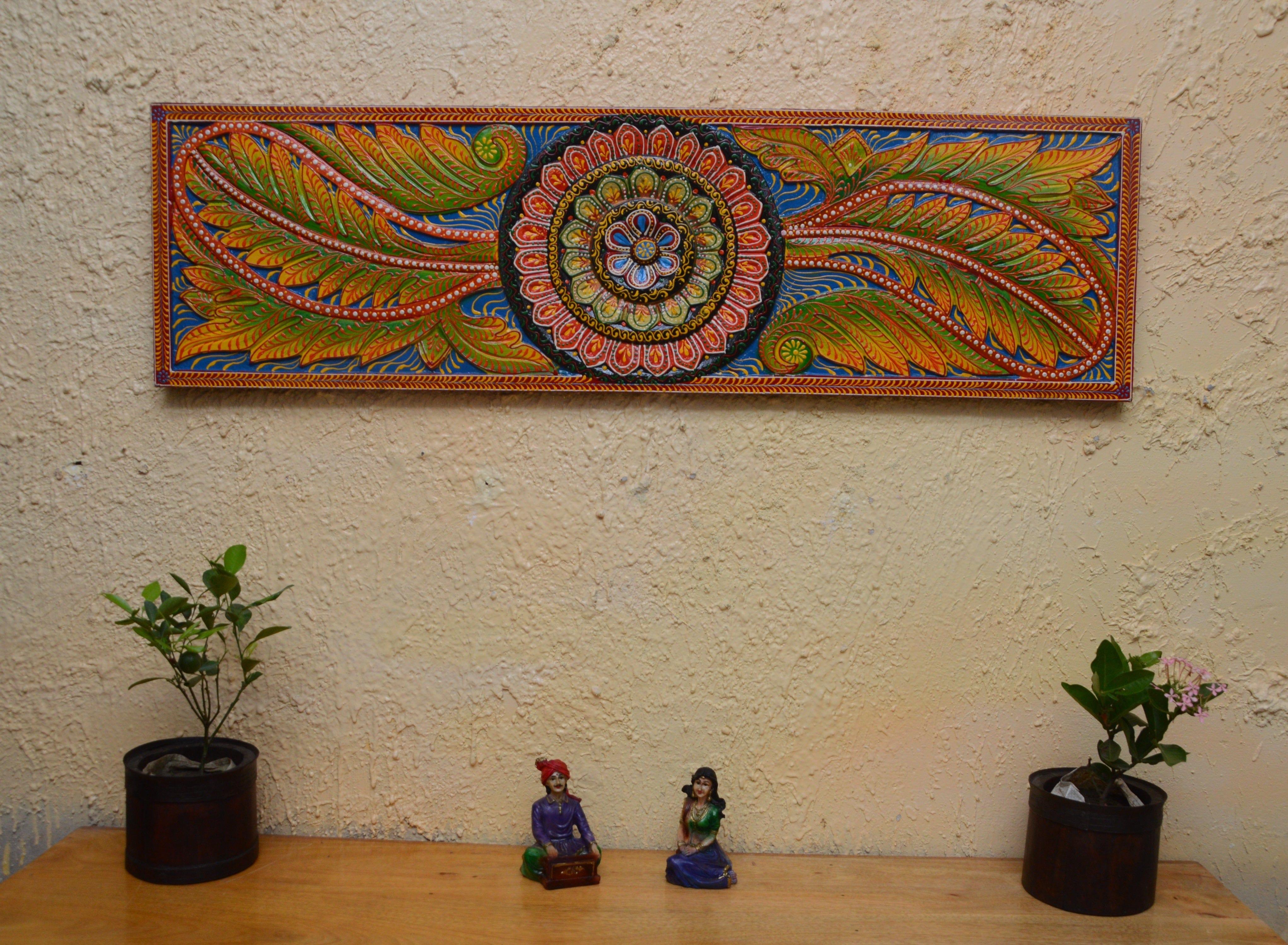 wooden painted wall panels - Ouch Cart