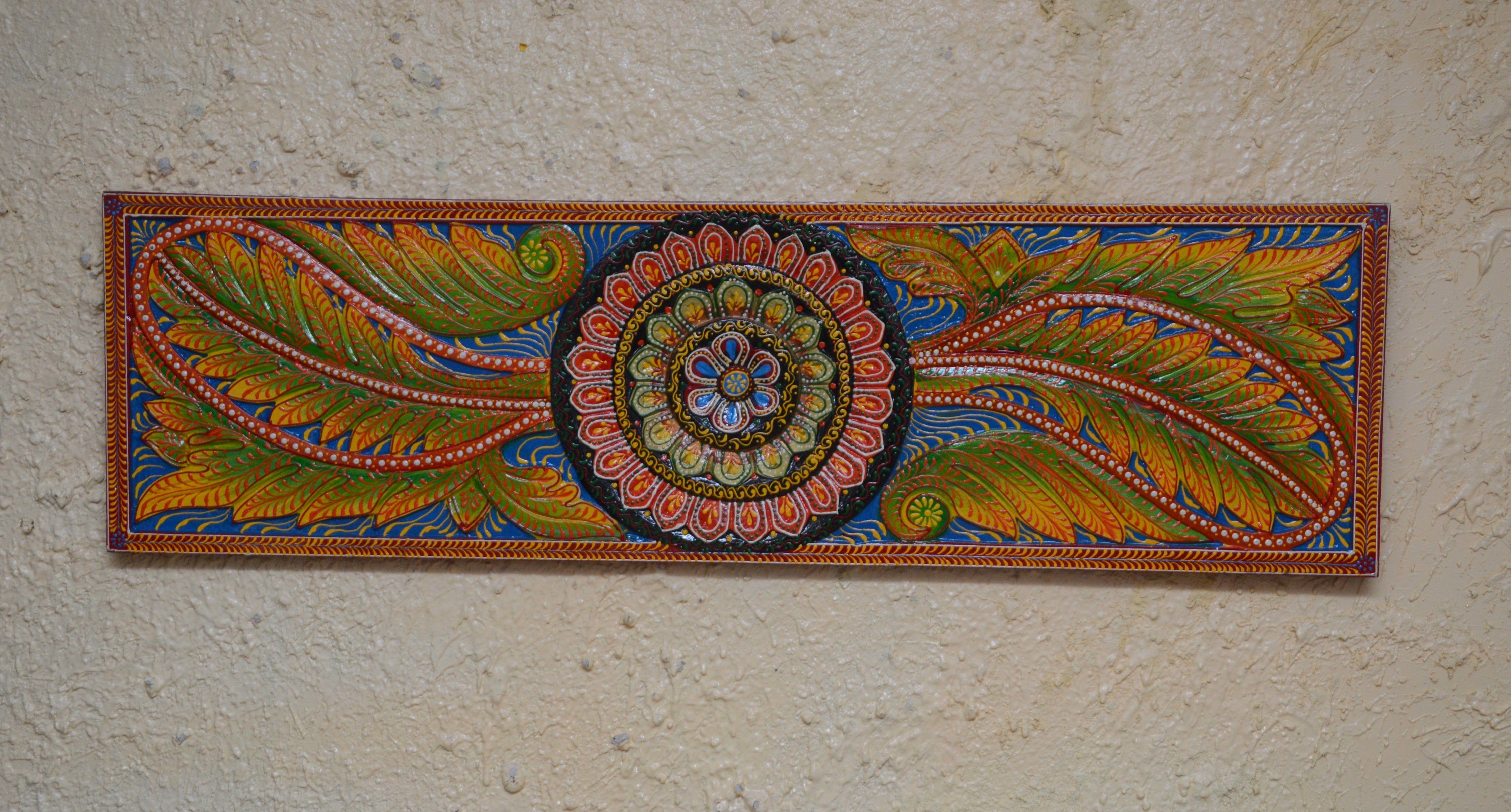 wooden painted wall panels - Ouch Cart