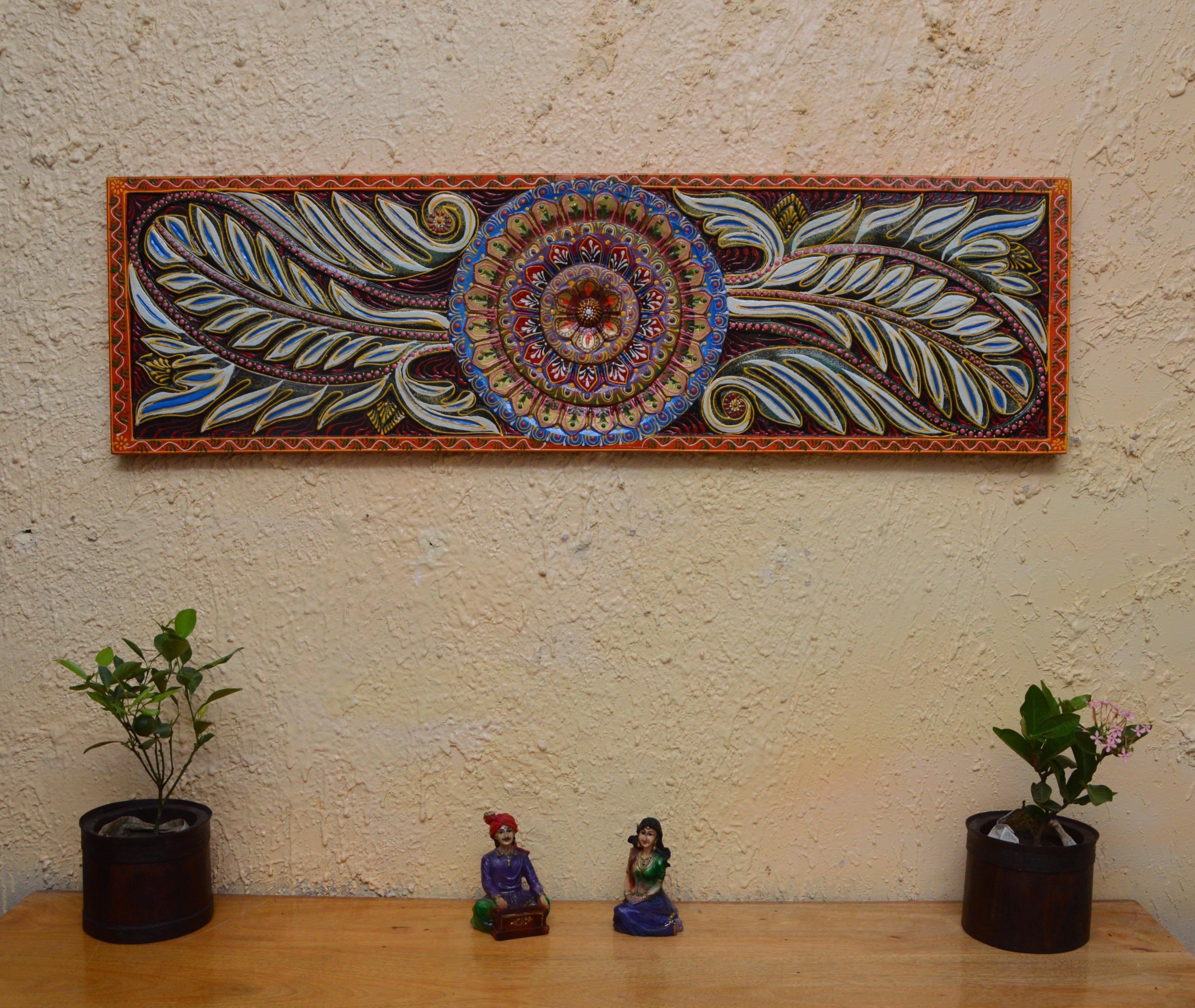 wooden painted wall panels - Ouch Cart