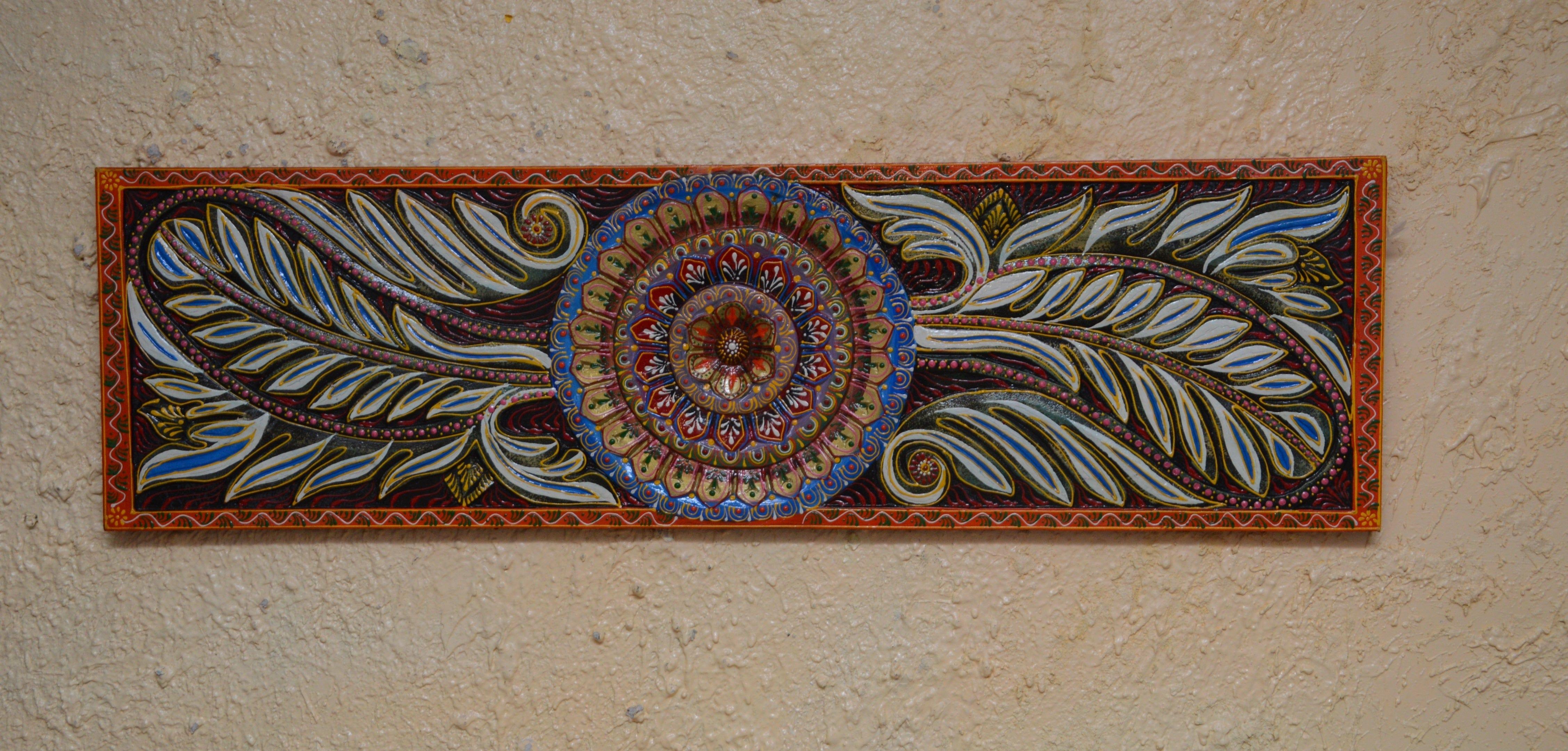 wooden painted wall panels - Ouch Cart