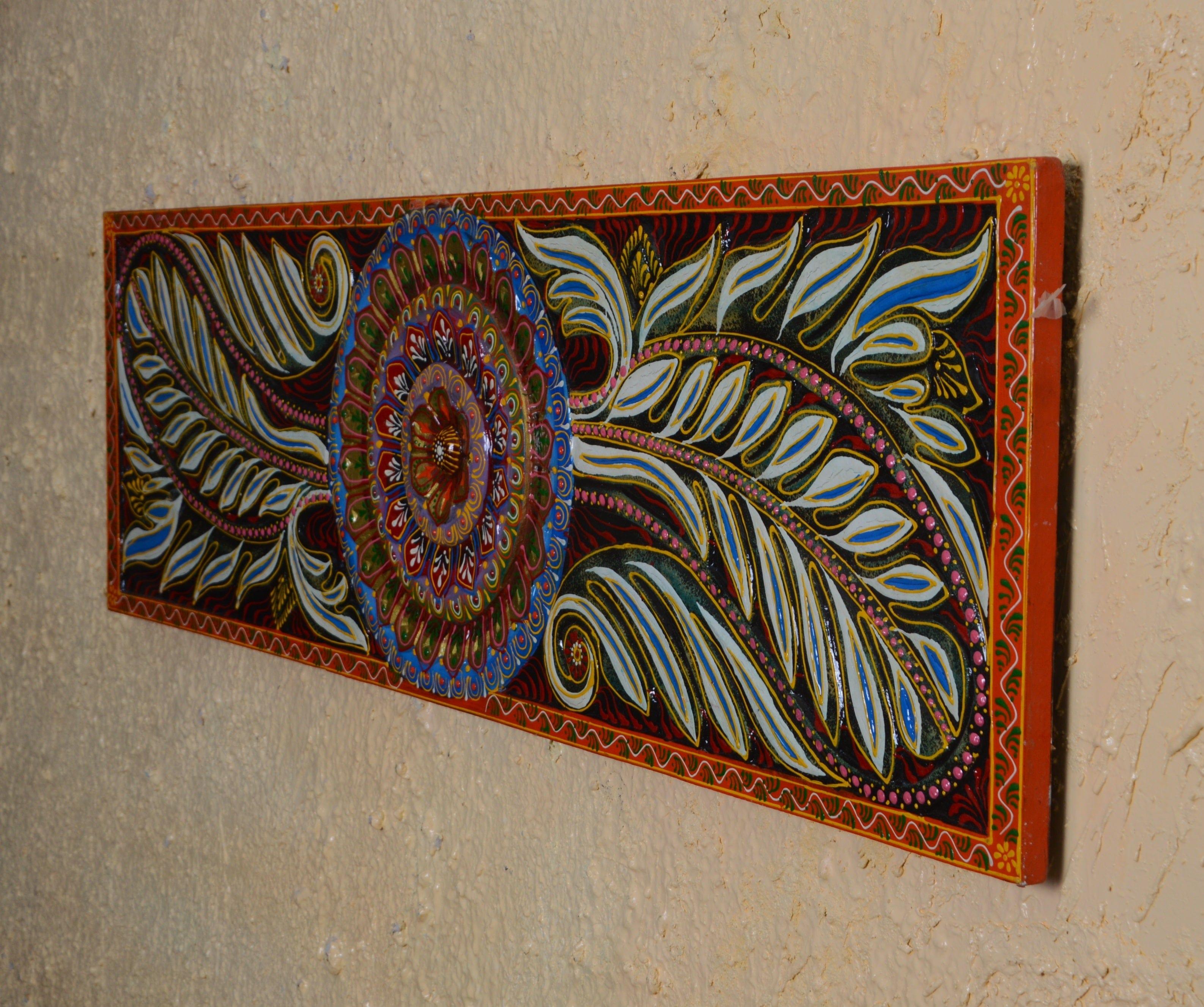 wooden painted wall panels - Ouch Cart