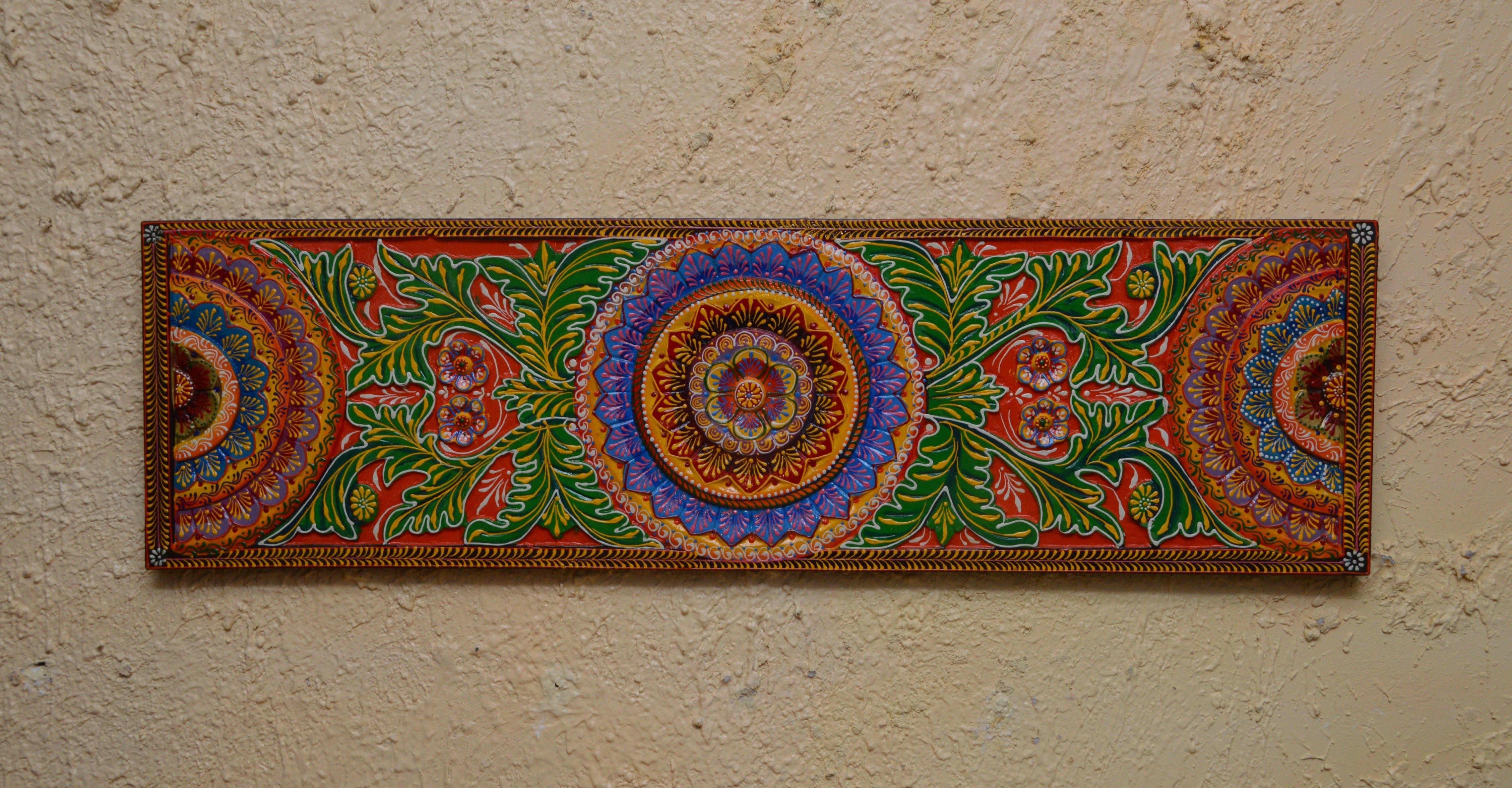 wooden painted wall panels - Ouch Cart