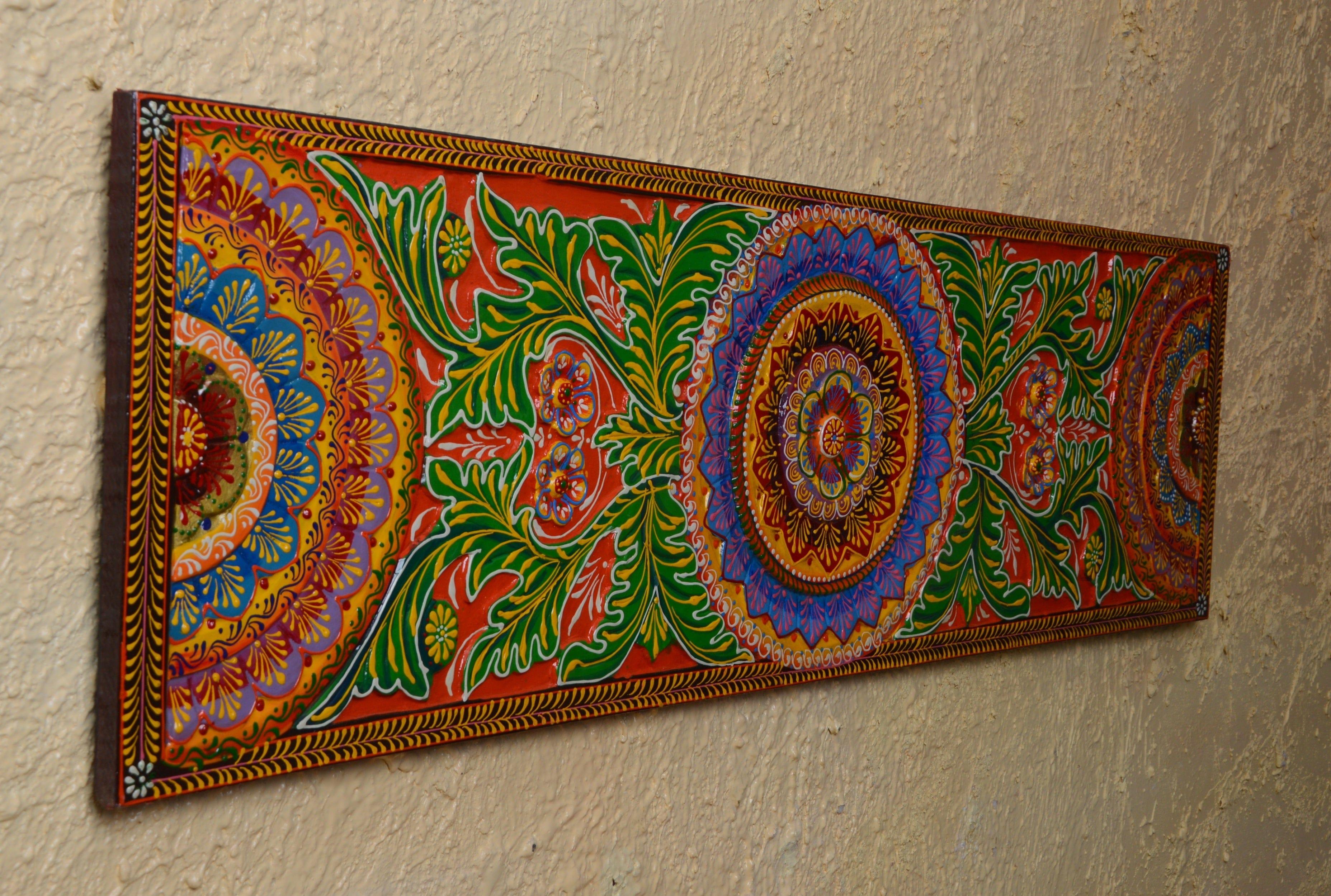 wooden painted wall panels - Ouch Cart