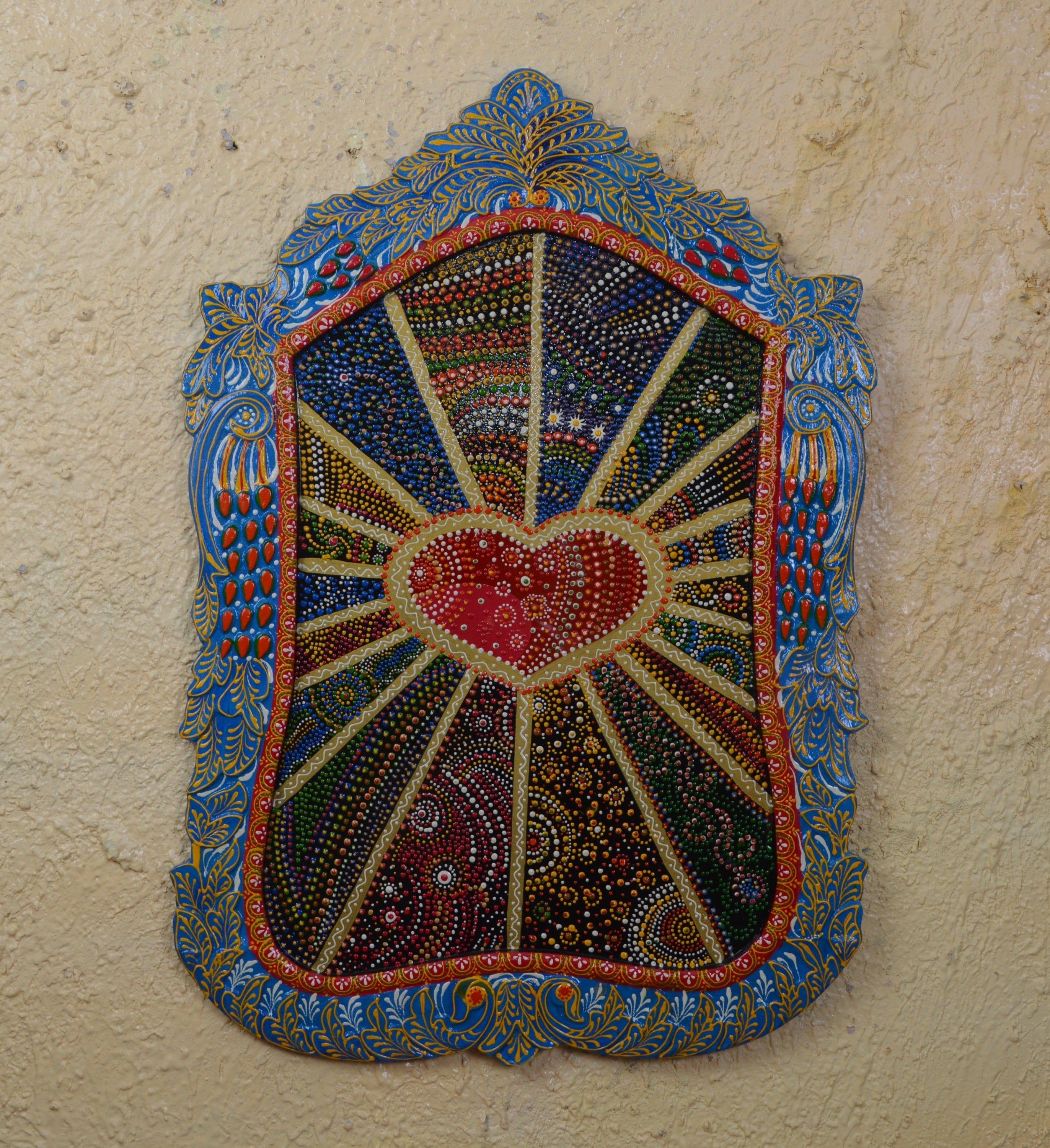 wooden painted wall panels - Ouch Cart