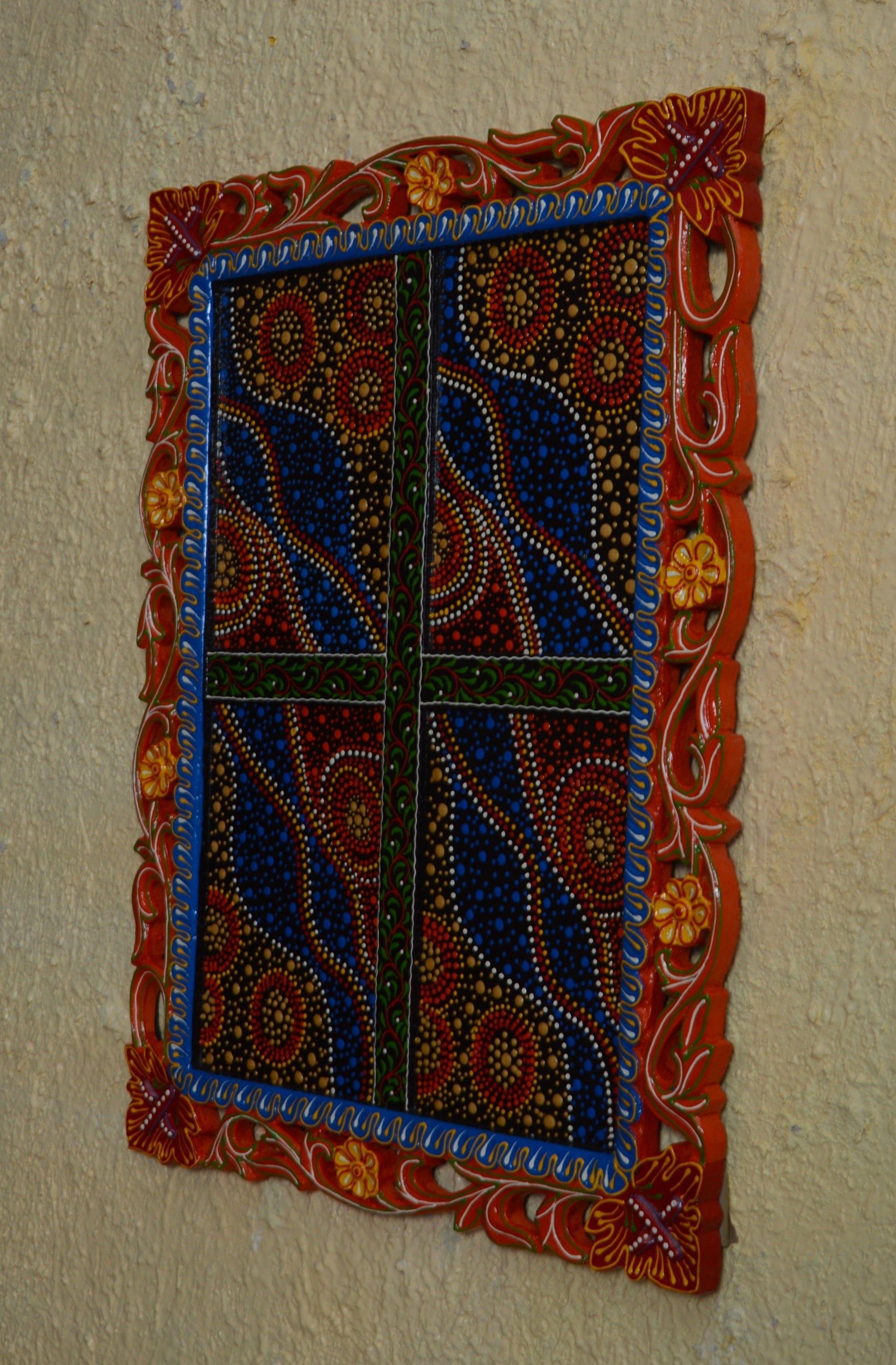 wooden painted wall panels - Ouch Cart