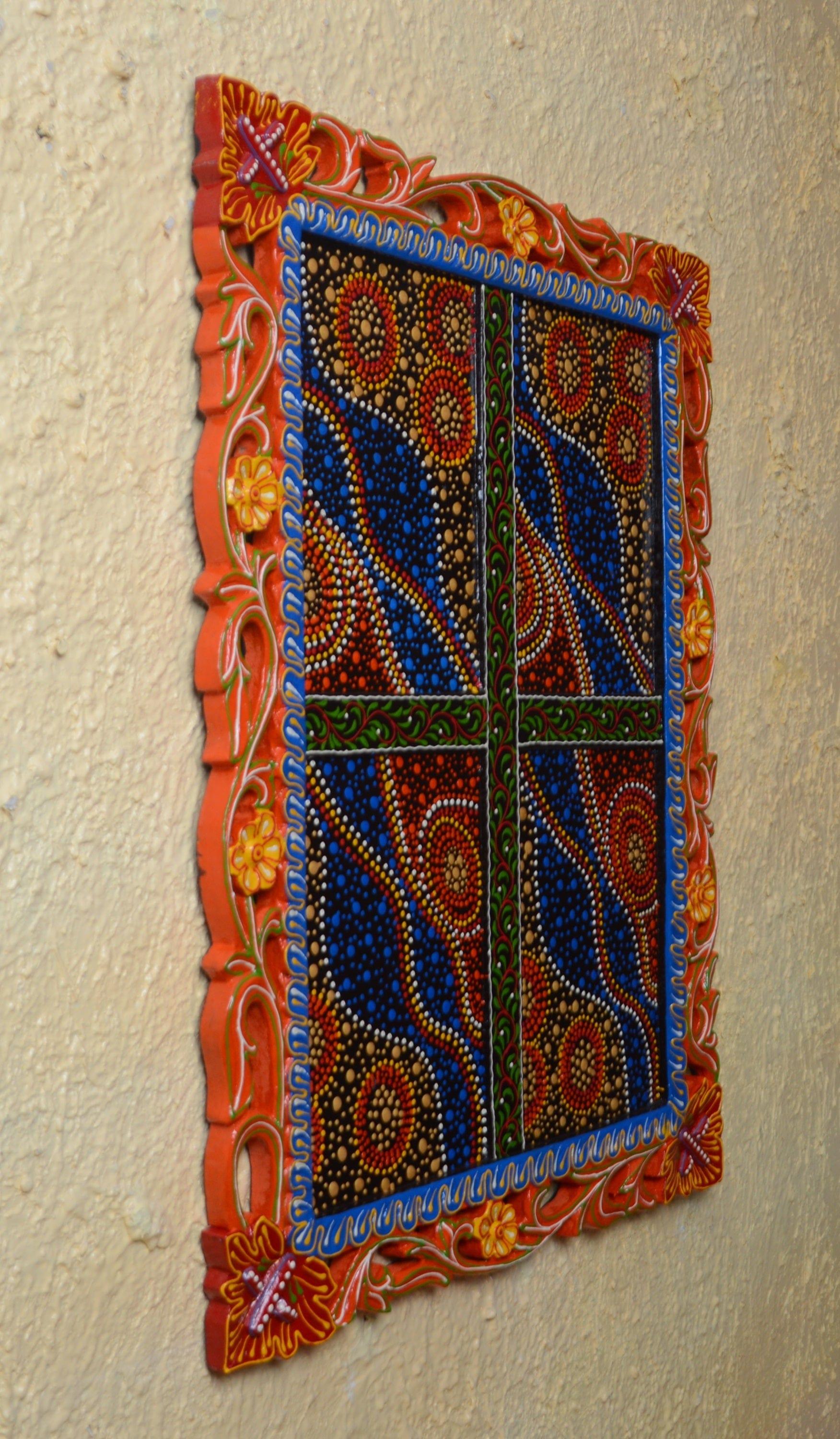 wooden painted wall panels - Ouch Cart