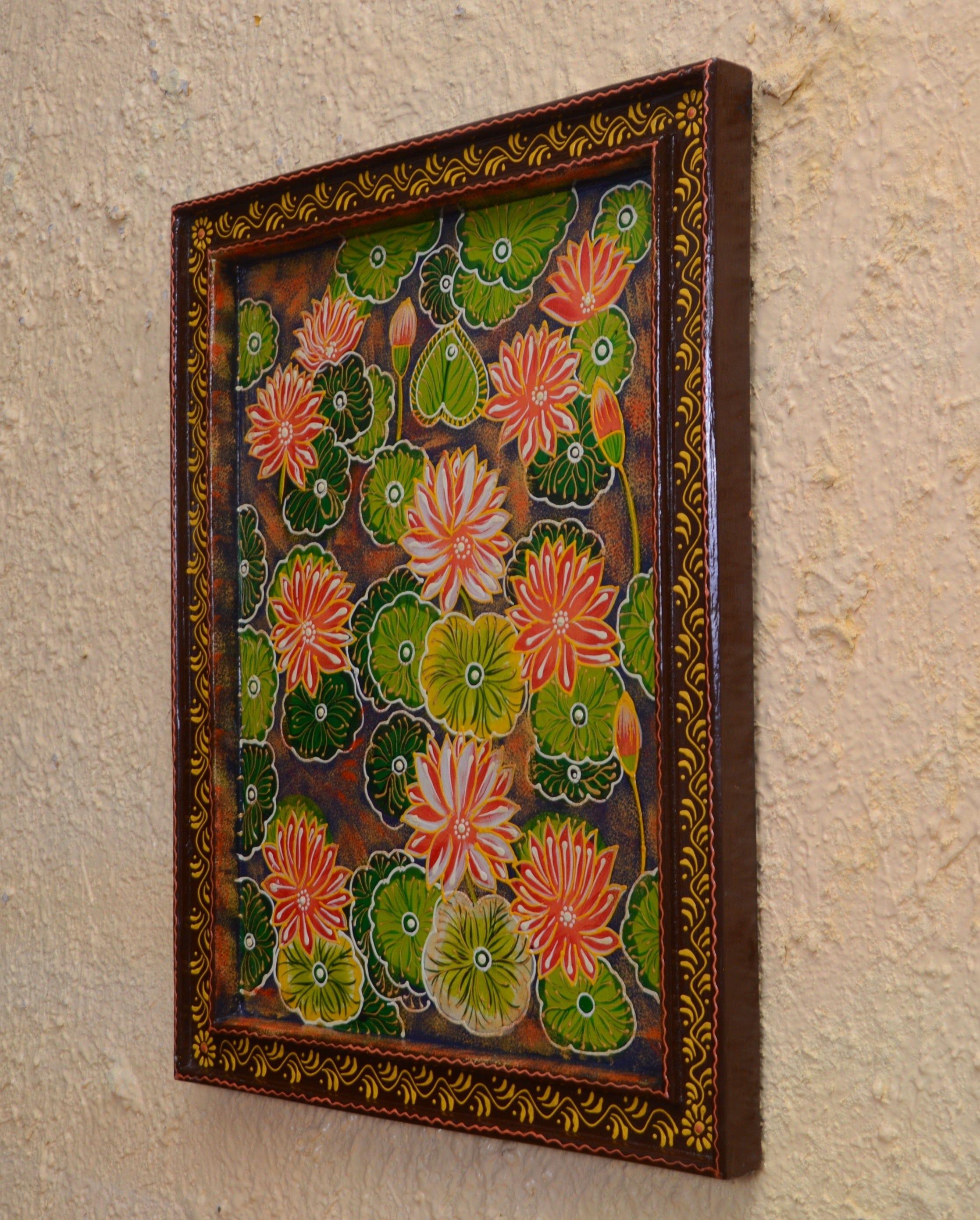 wooden painted wall panels - Ouch Cart