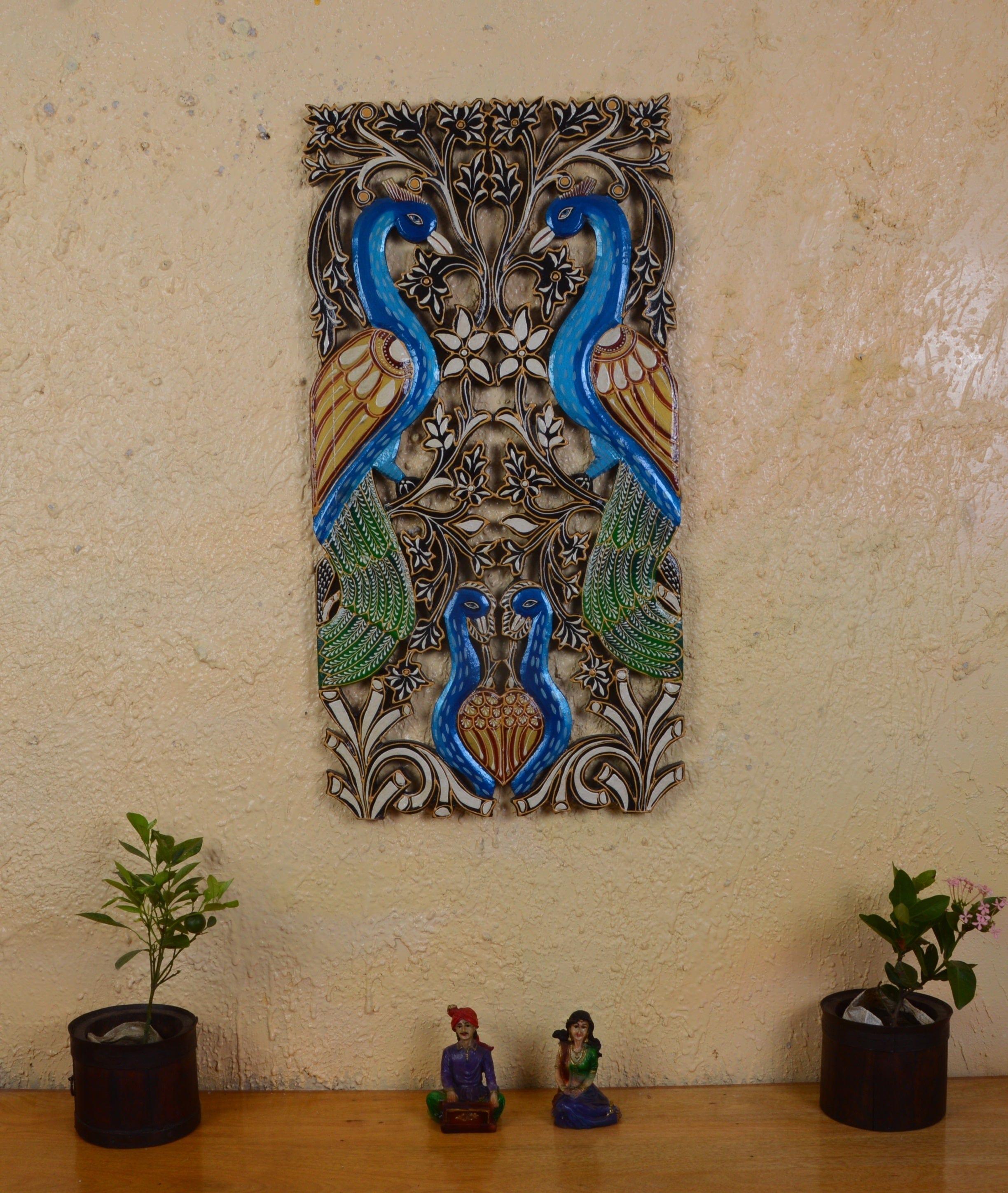 wooden painted wall panels - Ouch Cart