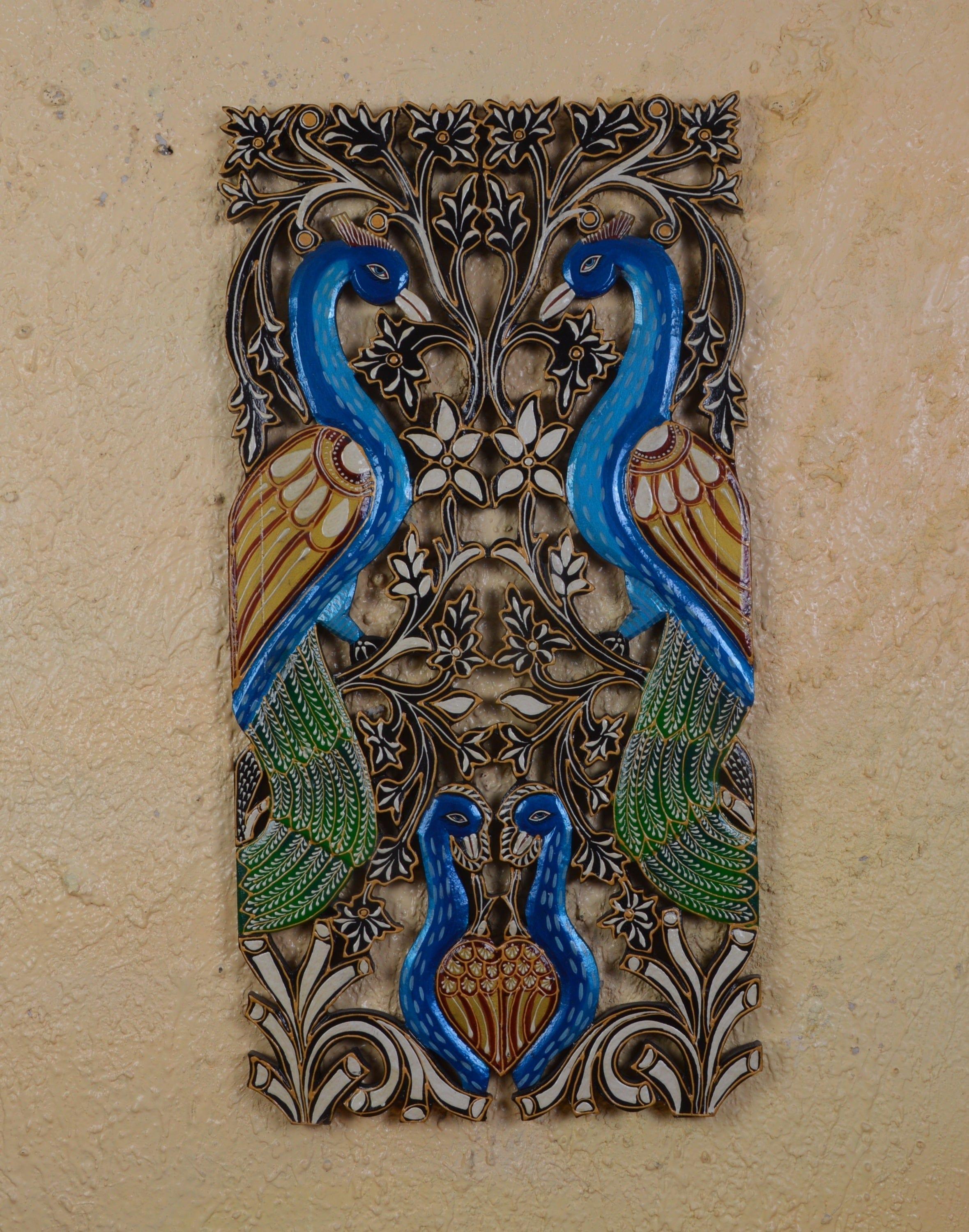 wooden painted wall panels - Ouch Cart