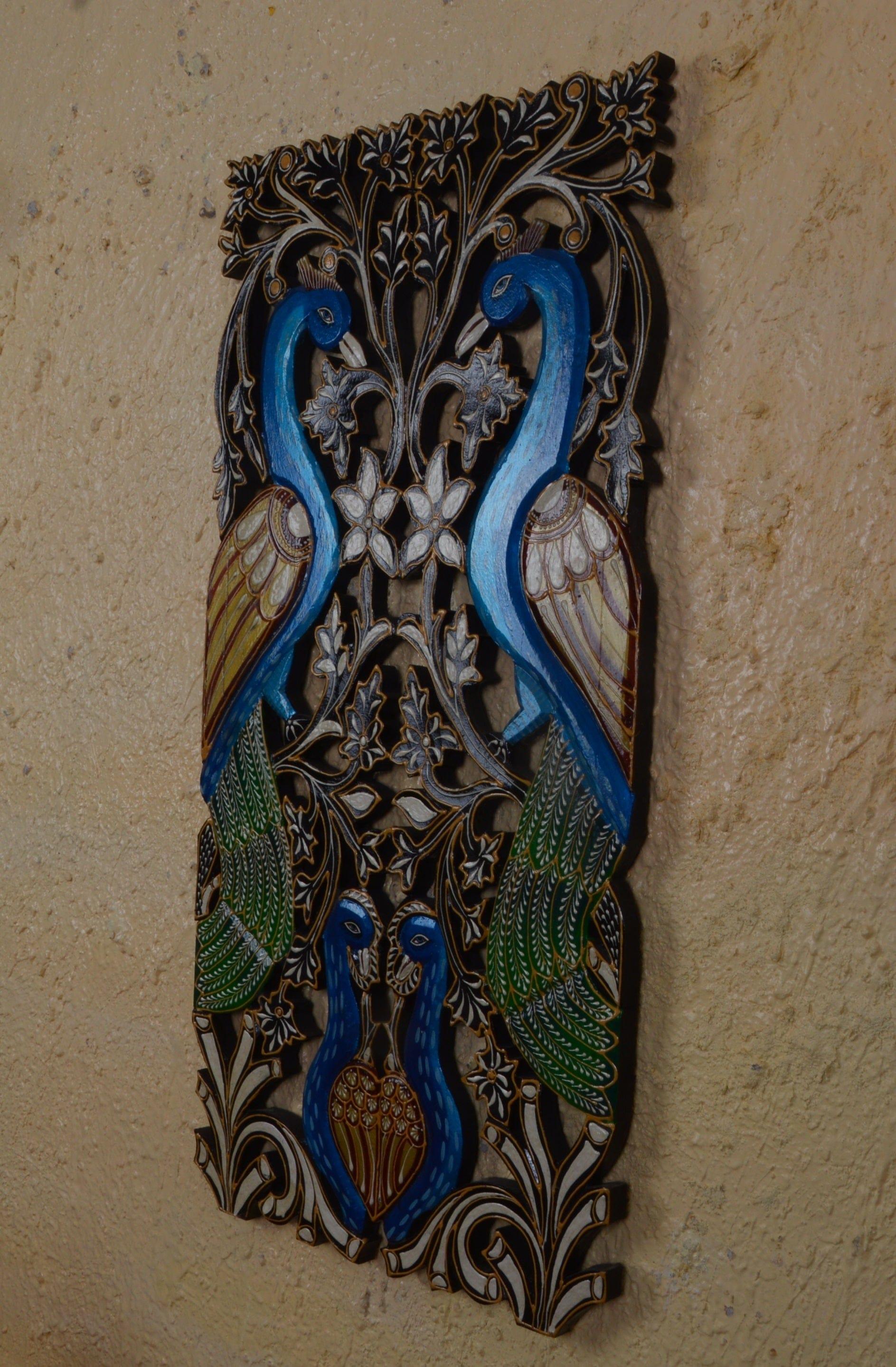 wooden painted wall panels - Ouch Cart