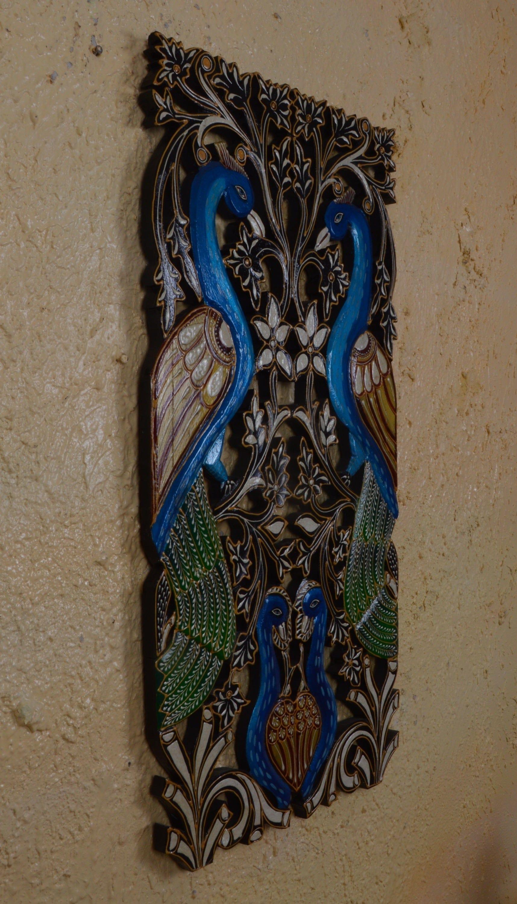 wooden painted wall panels - Ouch Cart