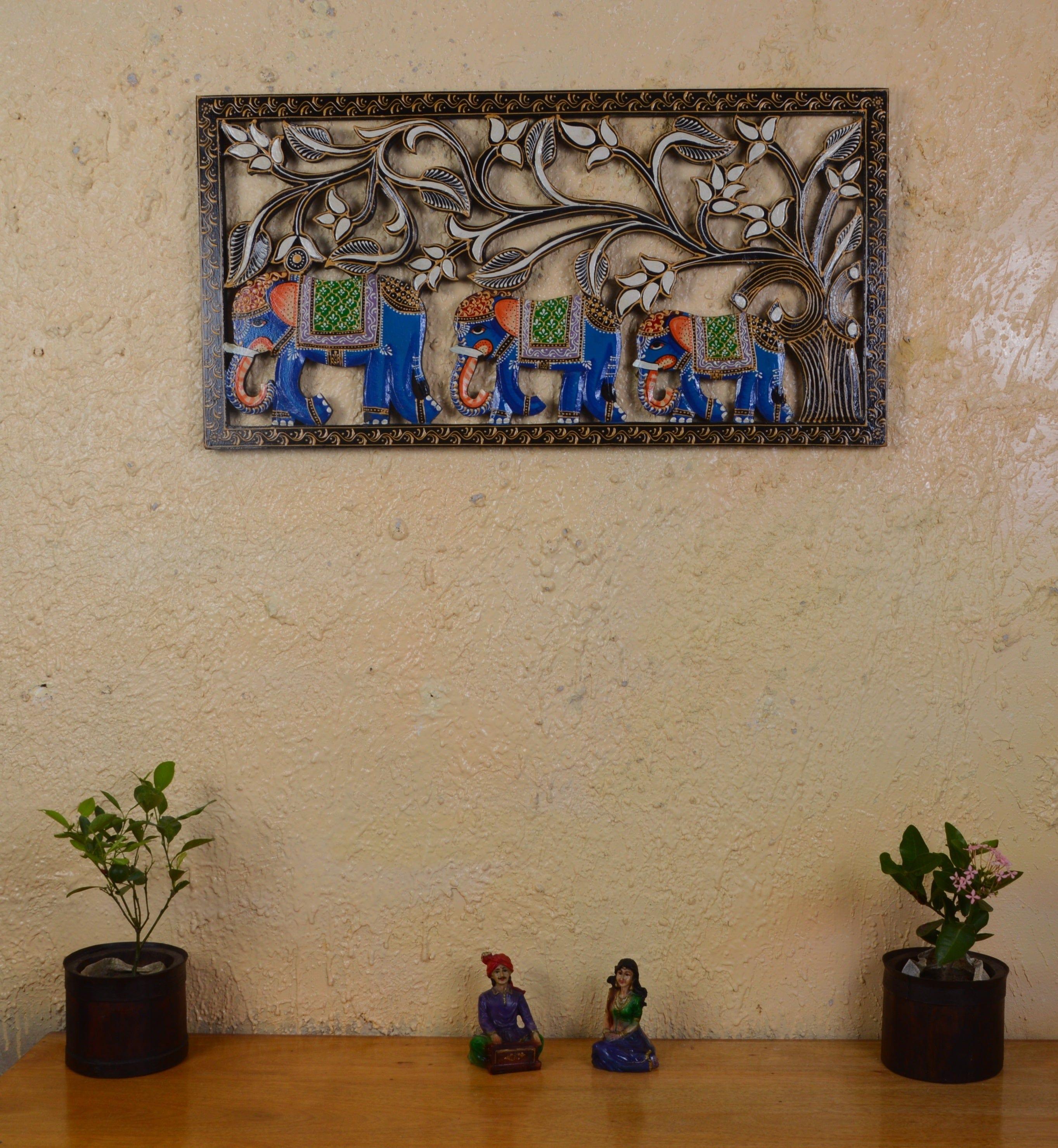 wooden painted wall panels - Ouch Cart