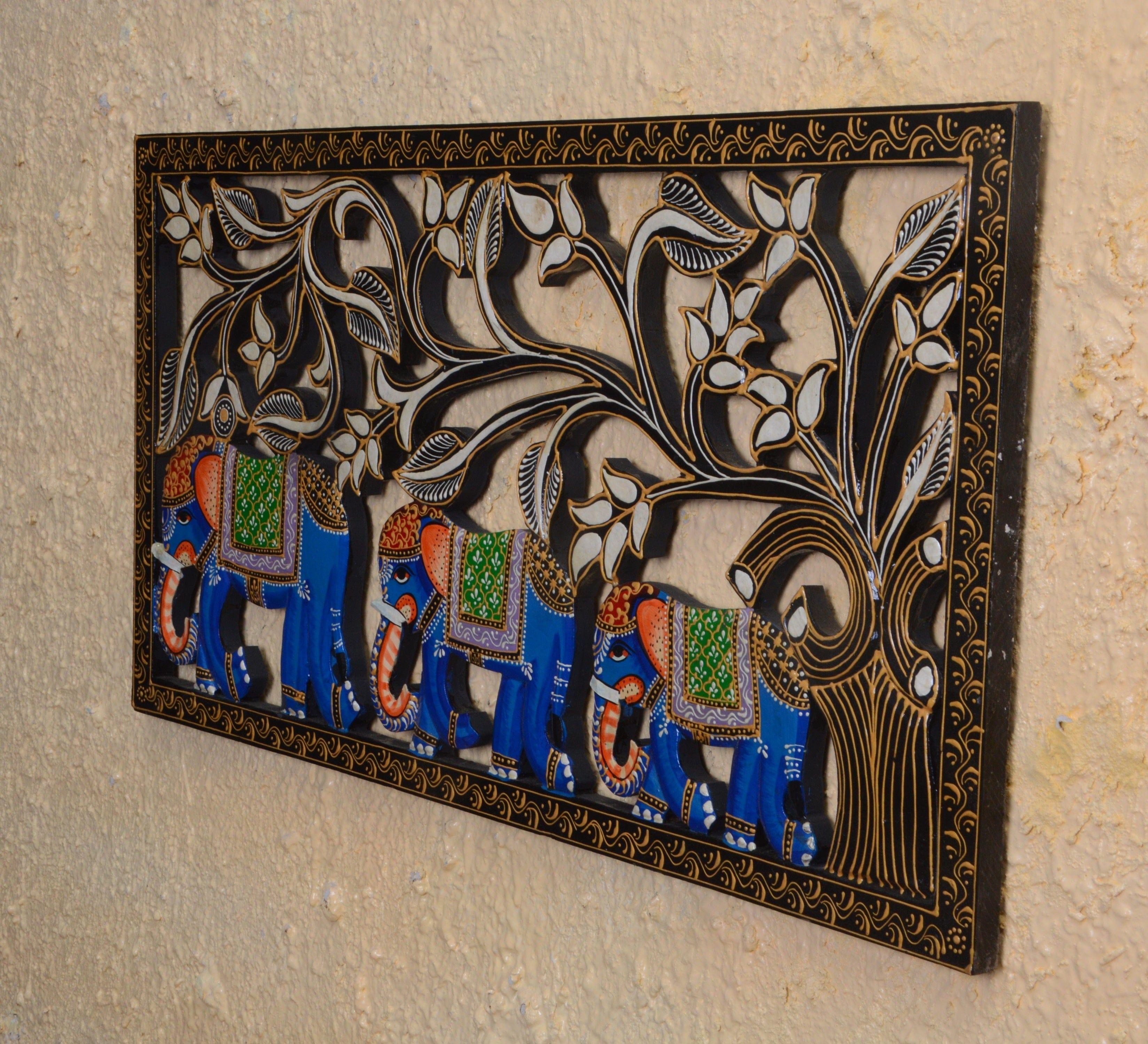 wooden painted wall panels - Ouch Cart