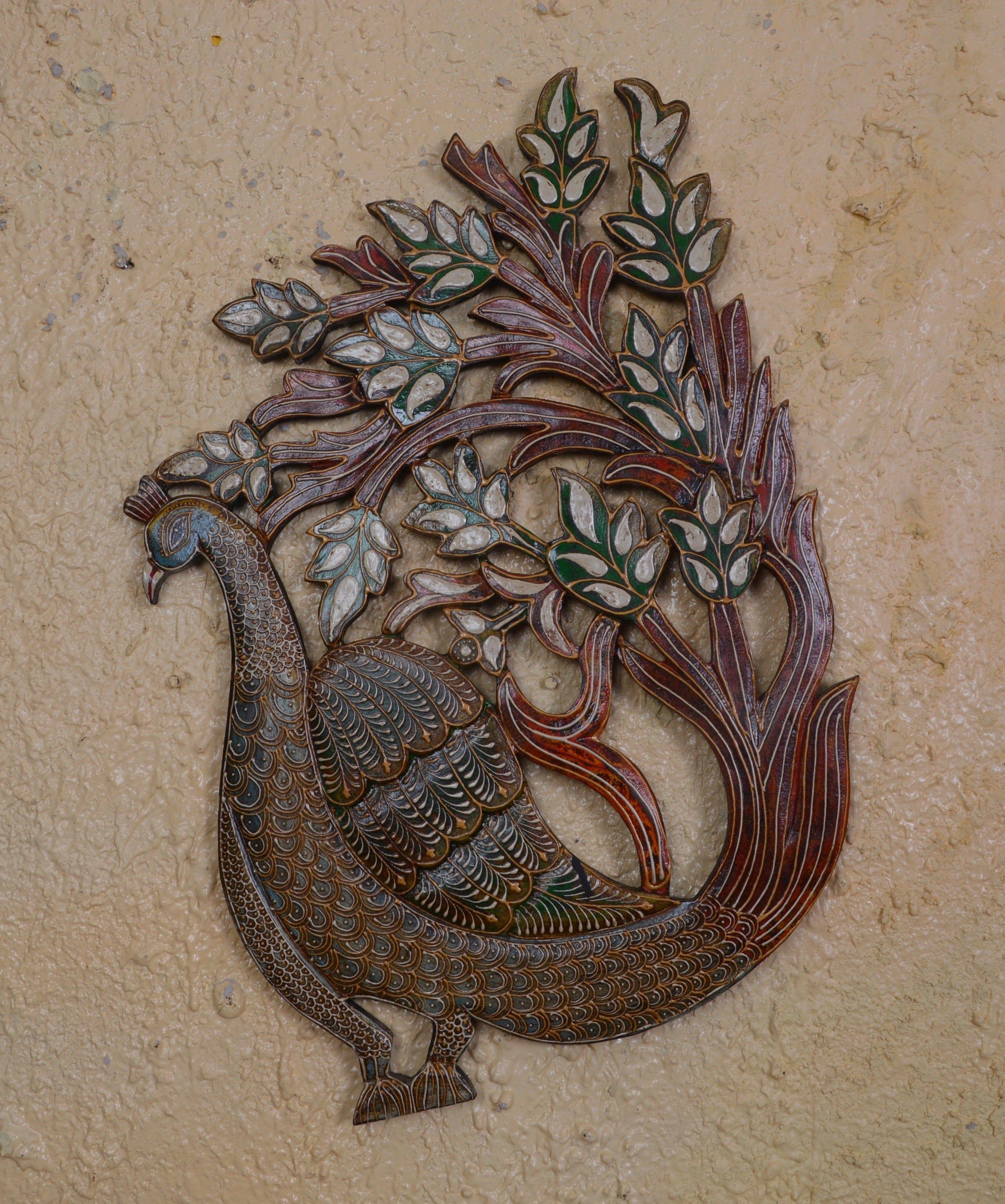 wooden painted wall panels - Ouch Cart