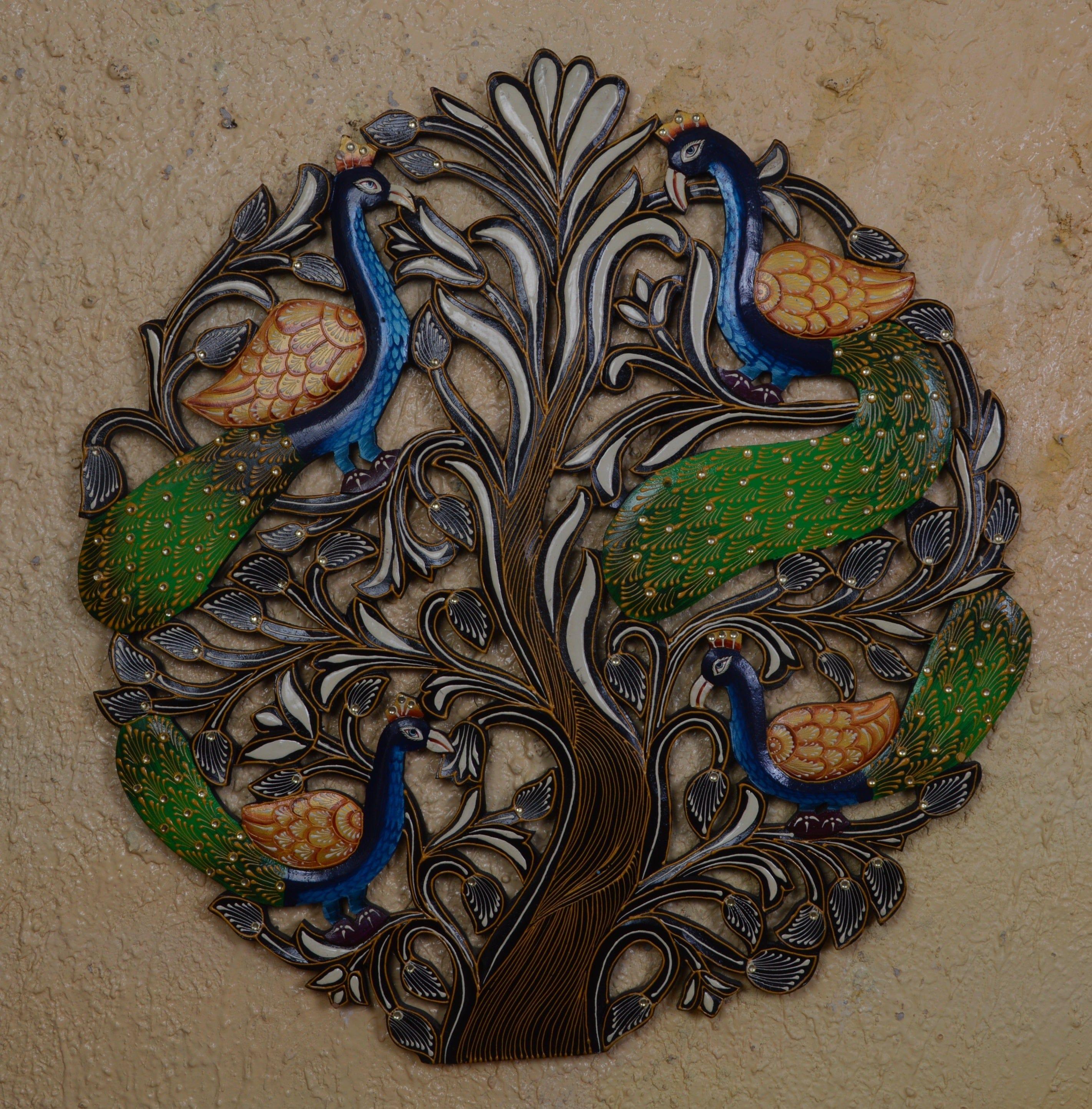 wooden painted wall panels - Ouch Cart