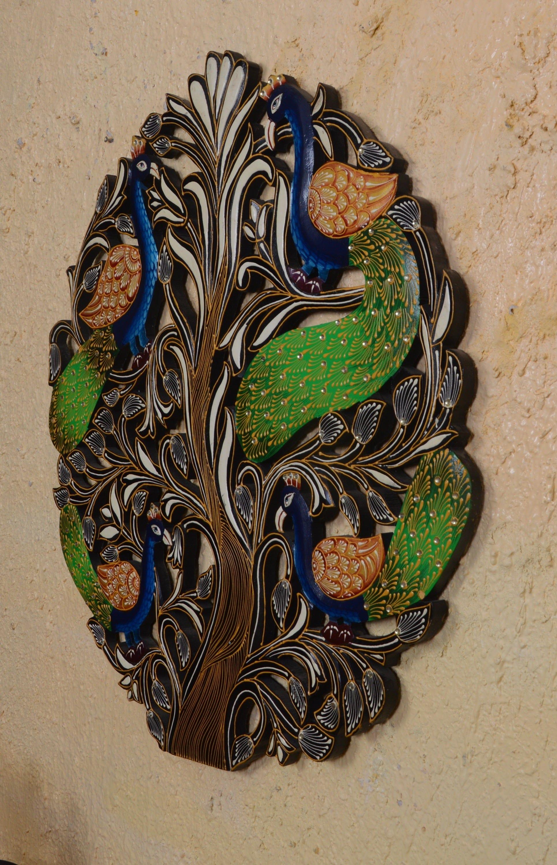 wooden painted wall panels - Ouch Cart