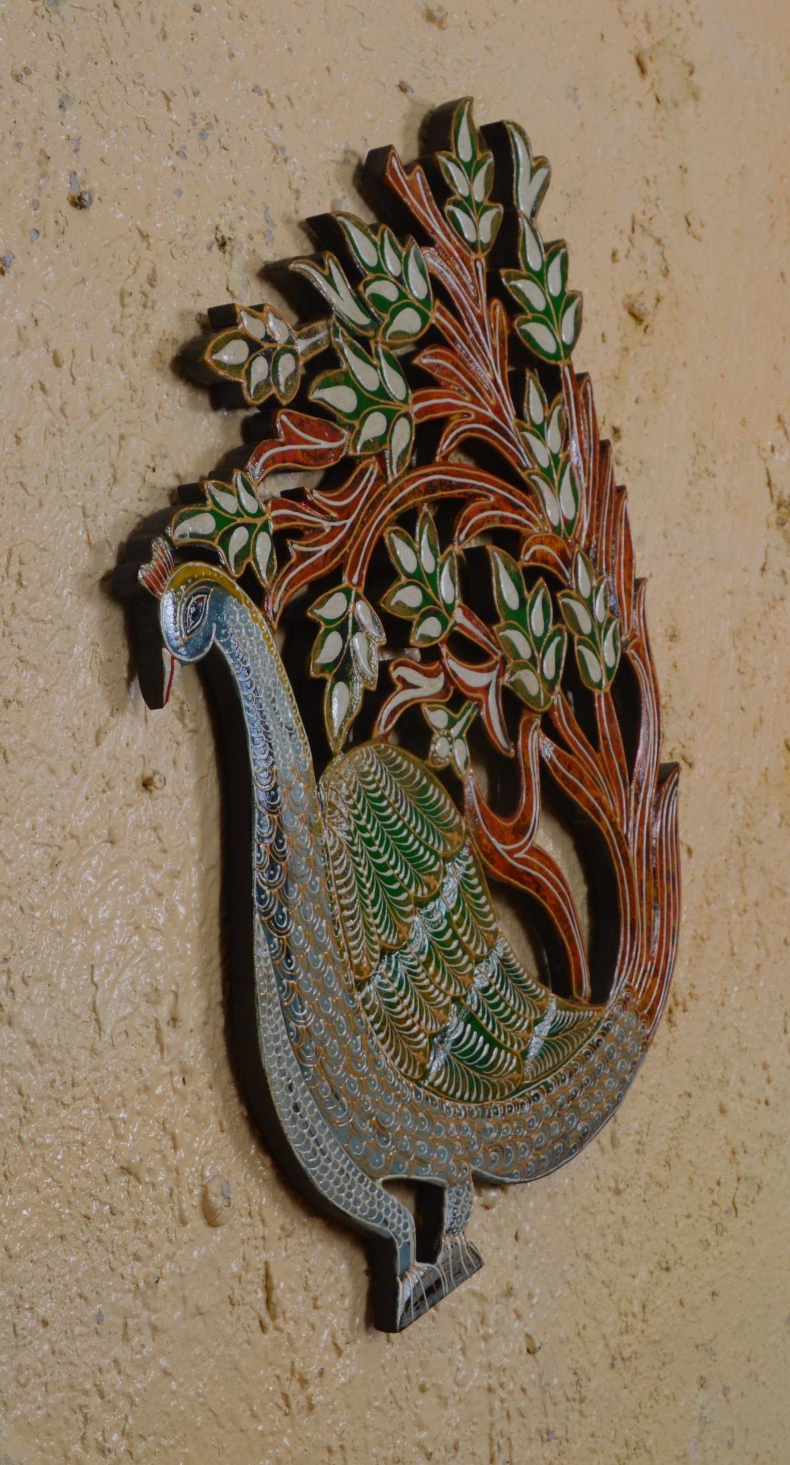 wooden painted wall panels - Ouch Cart