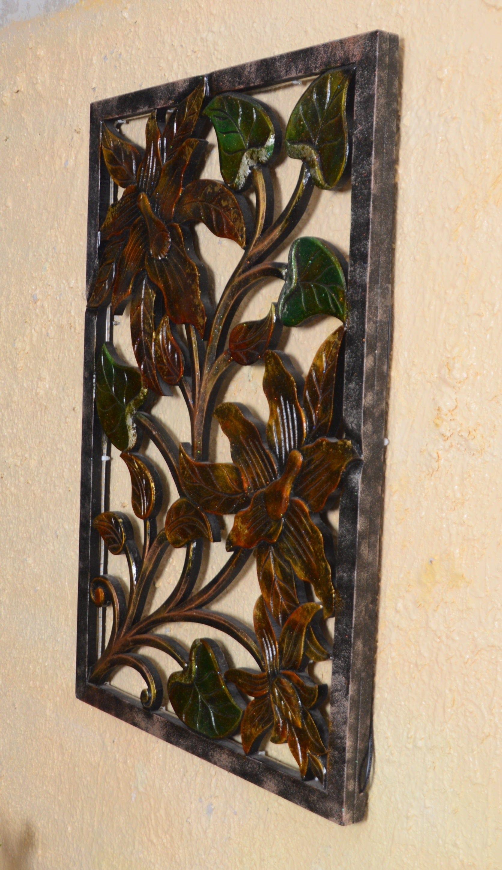 wooden painted wall panels - Ouch Cart