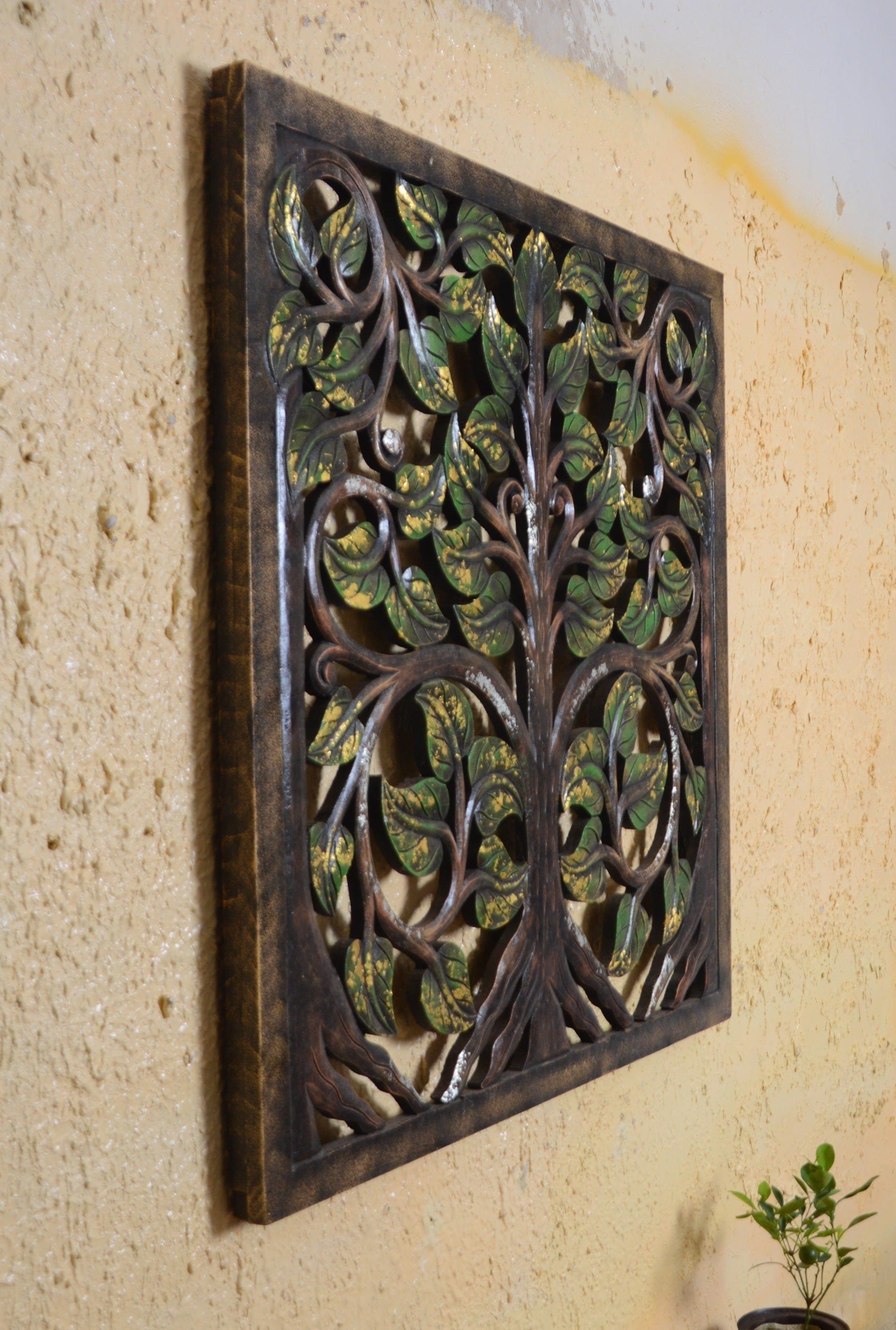 wooden painted wall panels - Ouch Cart