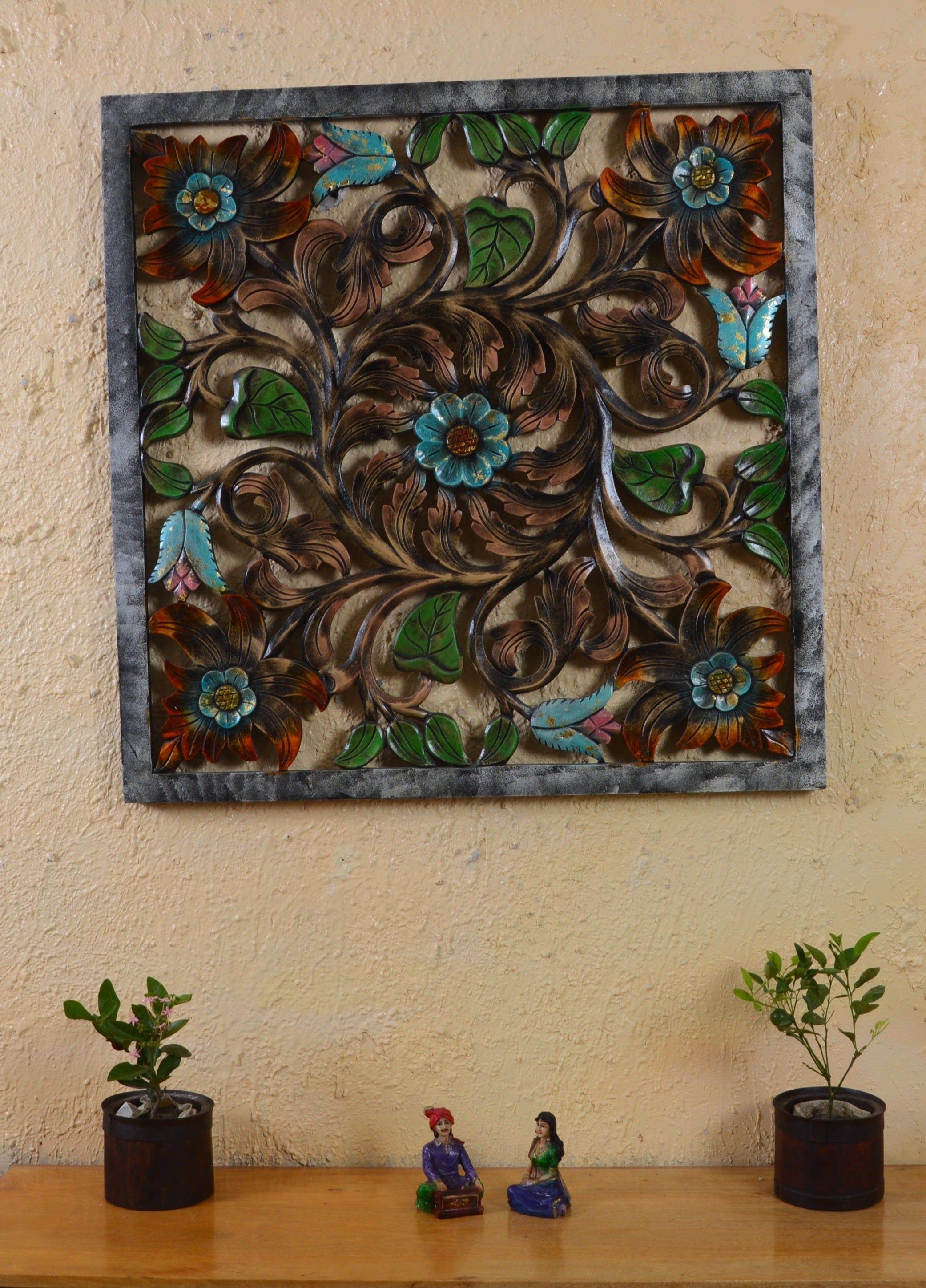 wooden painted wall panels - Ouch Cart