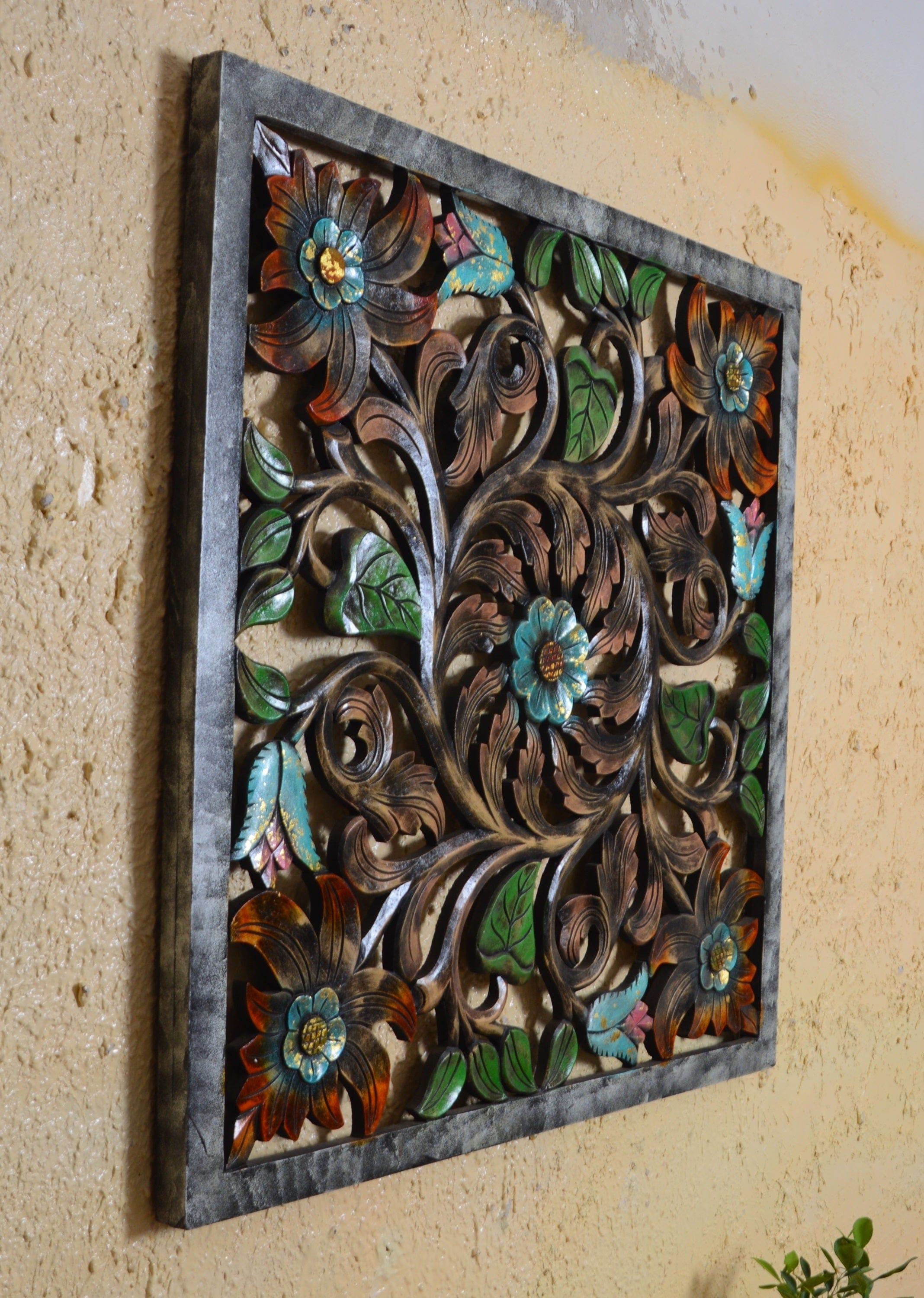 wooden painted wall panels - Ouch Cart