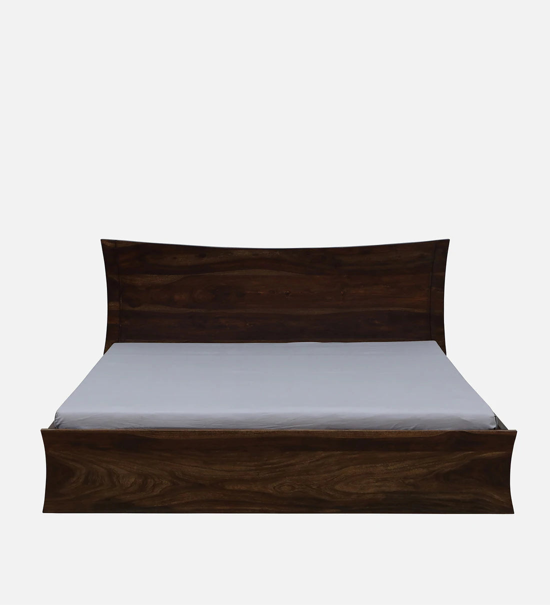 Sheesham Wood King Size Bed In Provincial Teak Finish With Drawer Storage
