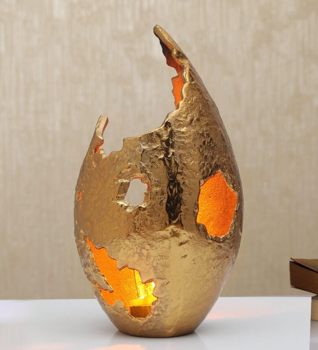 The Broken Shell Metal Candle Holder, - Ouch Cart