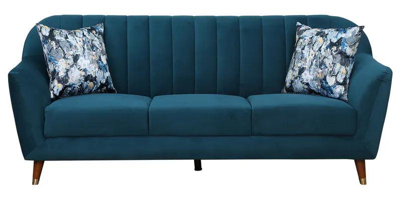 Fabric 3 Seater Sofa in Grey Colour - Ouch Cart