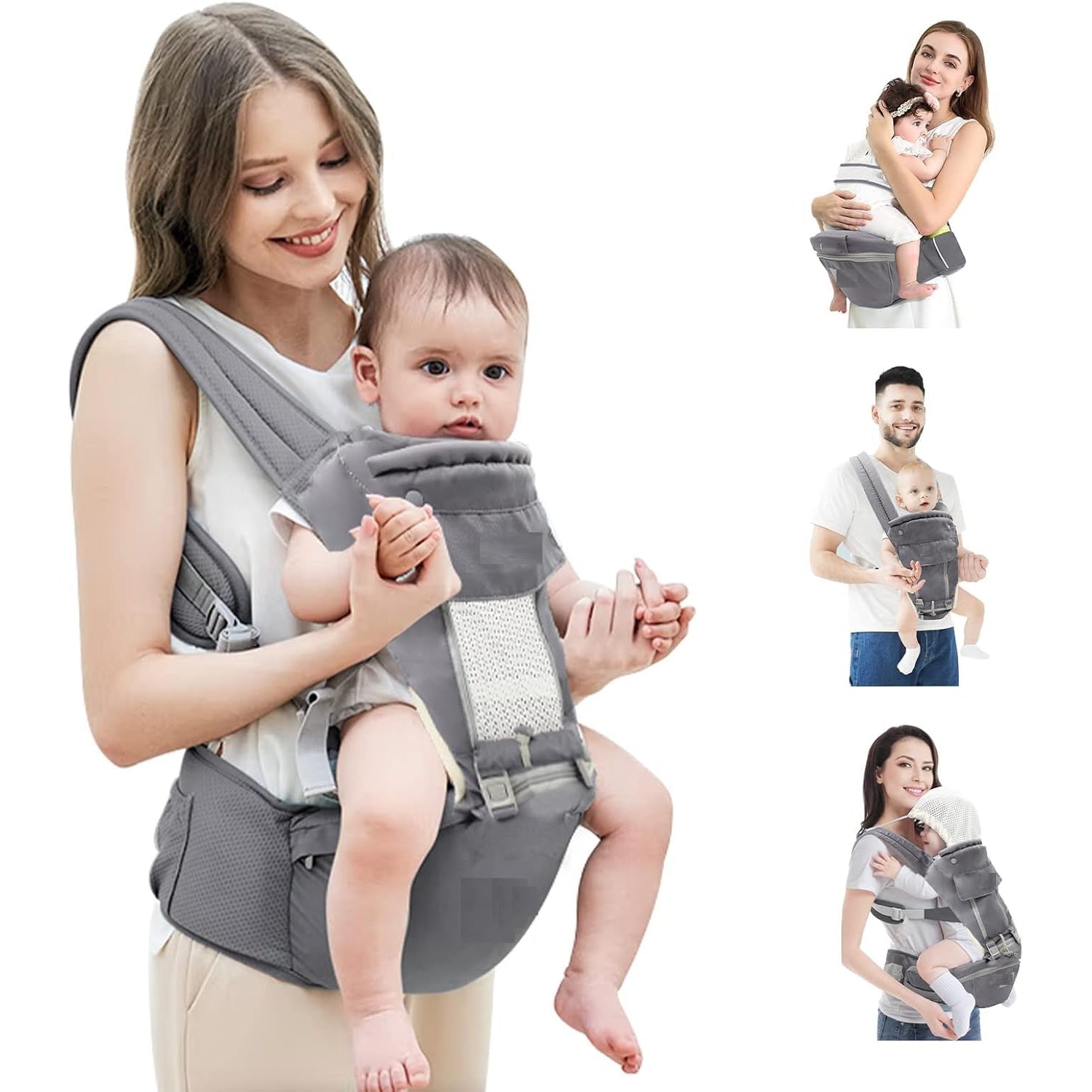 Ergonomic Baby Carrier Bag Baby Holder Carrier (1 Pc)
