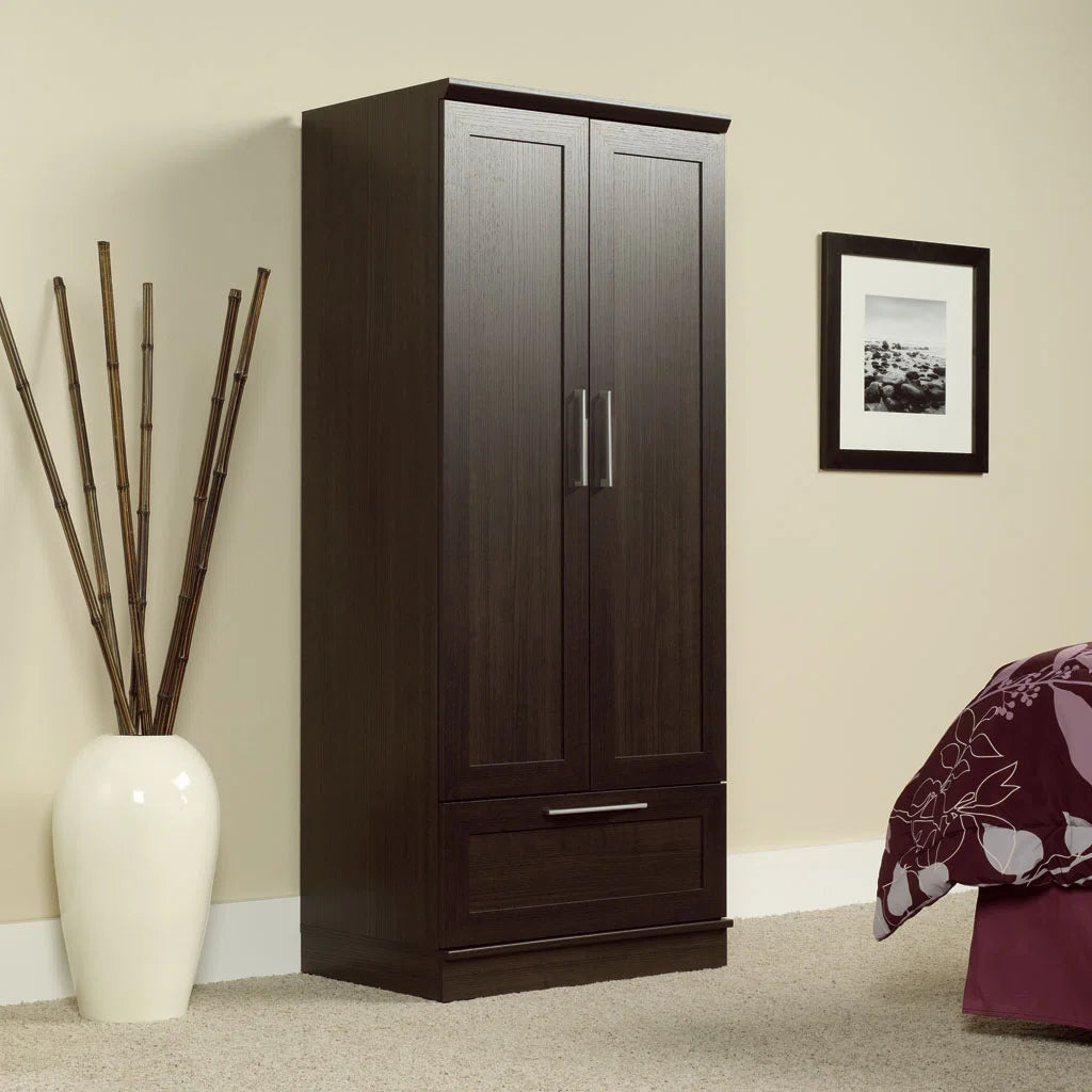 Modern Aliaya Armoire Wardrobe Closet with Storage-OUCH CART | Wardrobe