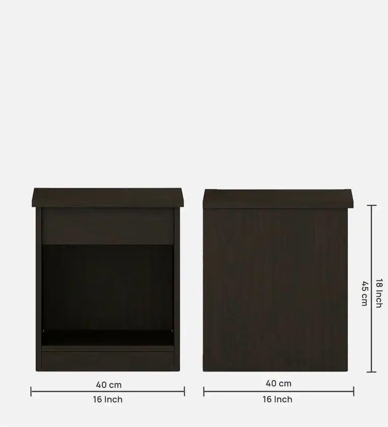 Weave Bedside Table in Vermount Finish - Ouch Cart
