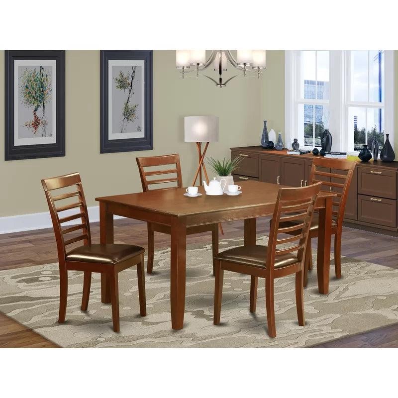 Solid Wood Dining Set - Ouch Cart