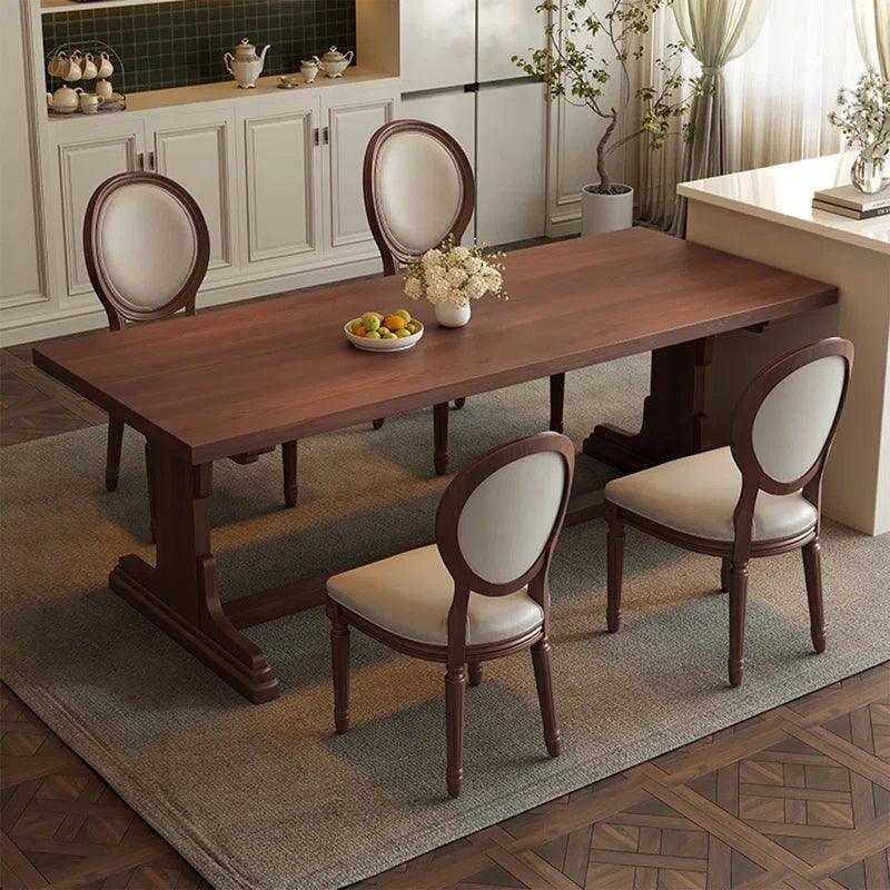 Double Pedestal Dining Set - Ouch Cart