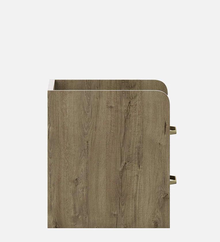 Gloria Bedside Table in Sebastain Oak Finish - Ouch Cart