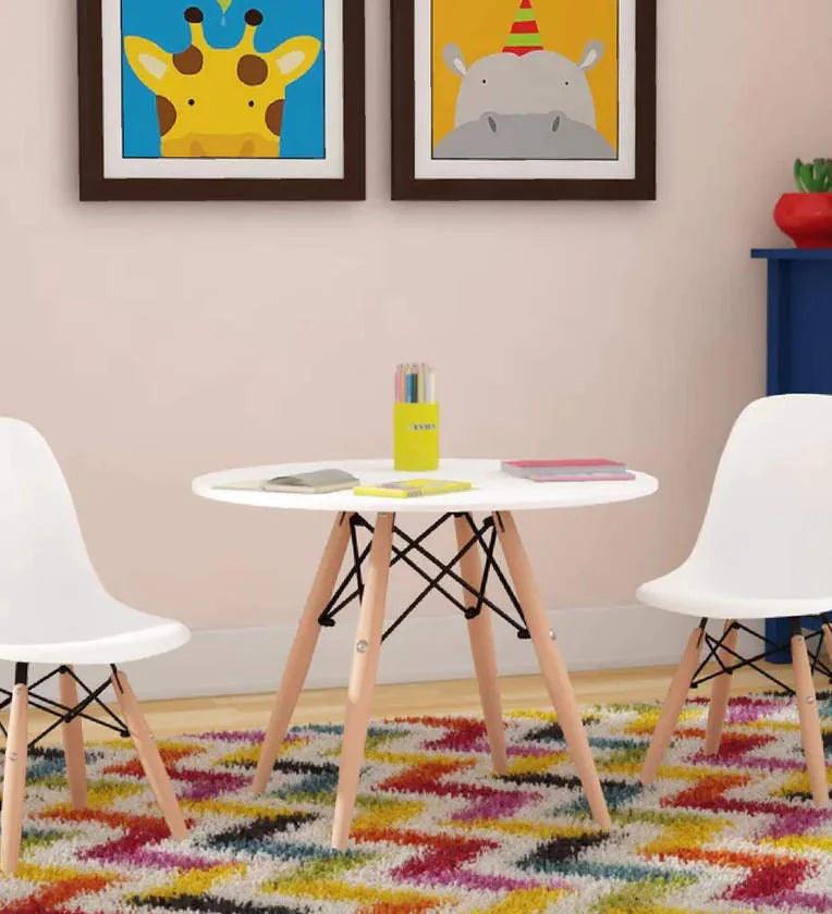 Engineered Wood Coffee Tables in White Colour - Ouch Cart