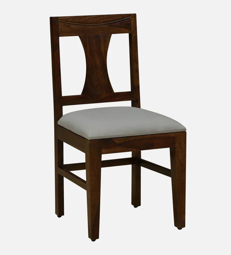 Sheesham Wood 6 Seater Dining Set in Scratch Resistant Provincial Teak Finish - Ouch Cart