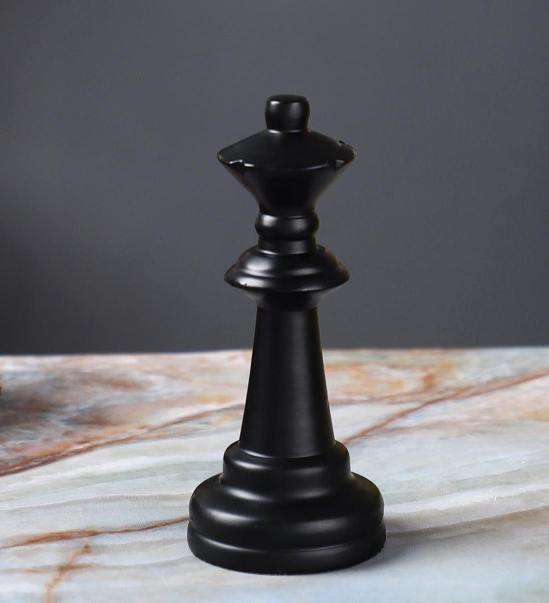 Black Chess Queen Showpiece, - Ouch Cart