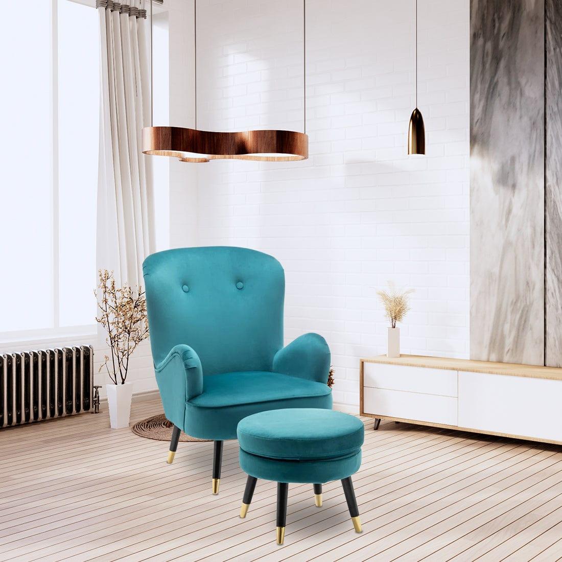 epperly chair with ottoman - Ouch Cart