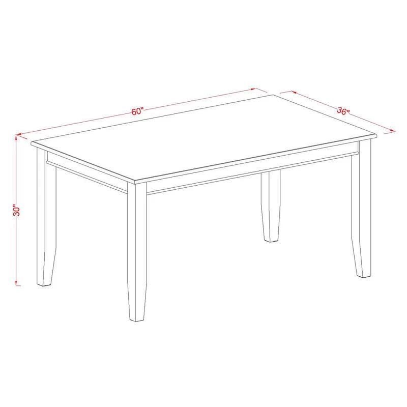 Solid Wood Dining Set - Ouch Cart