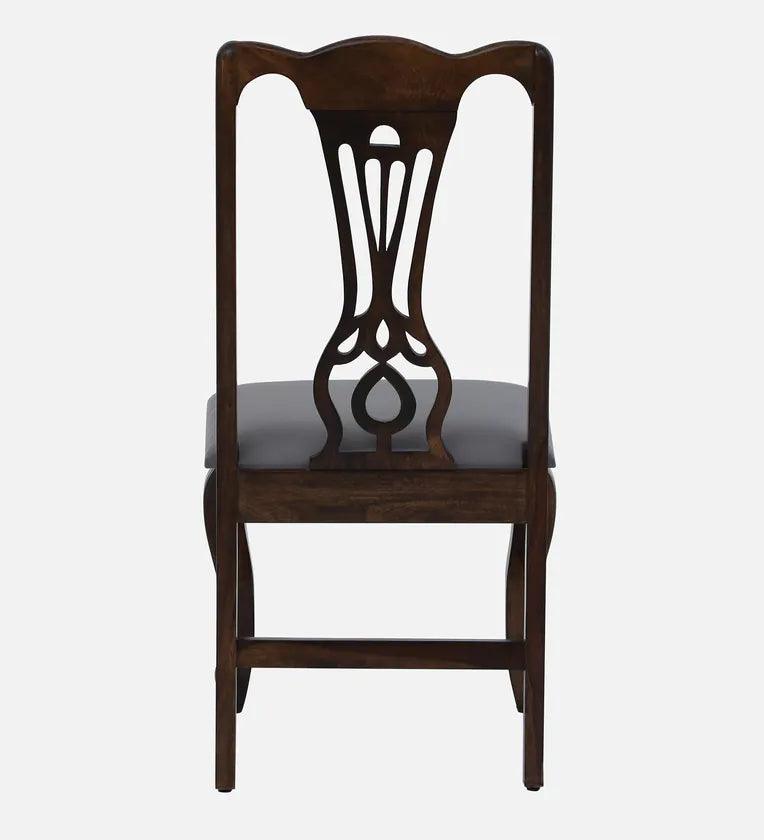 Sheesham Wood 6 Seater Dining Set In Scratch Resistant Provincial Teak Finish - Ouch Cart