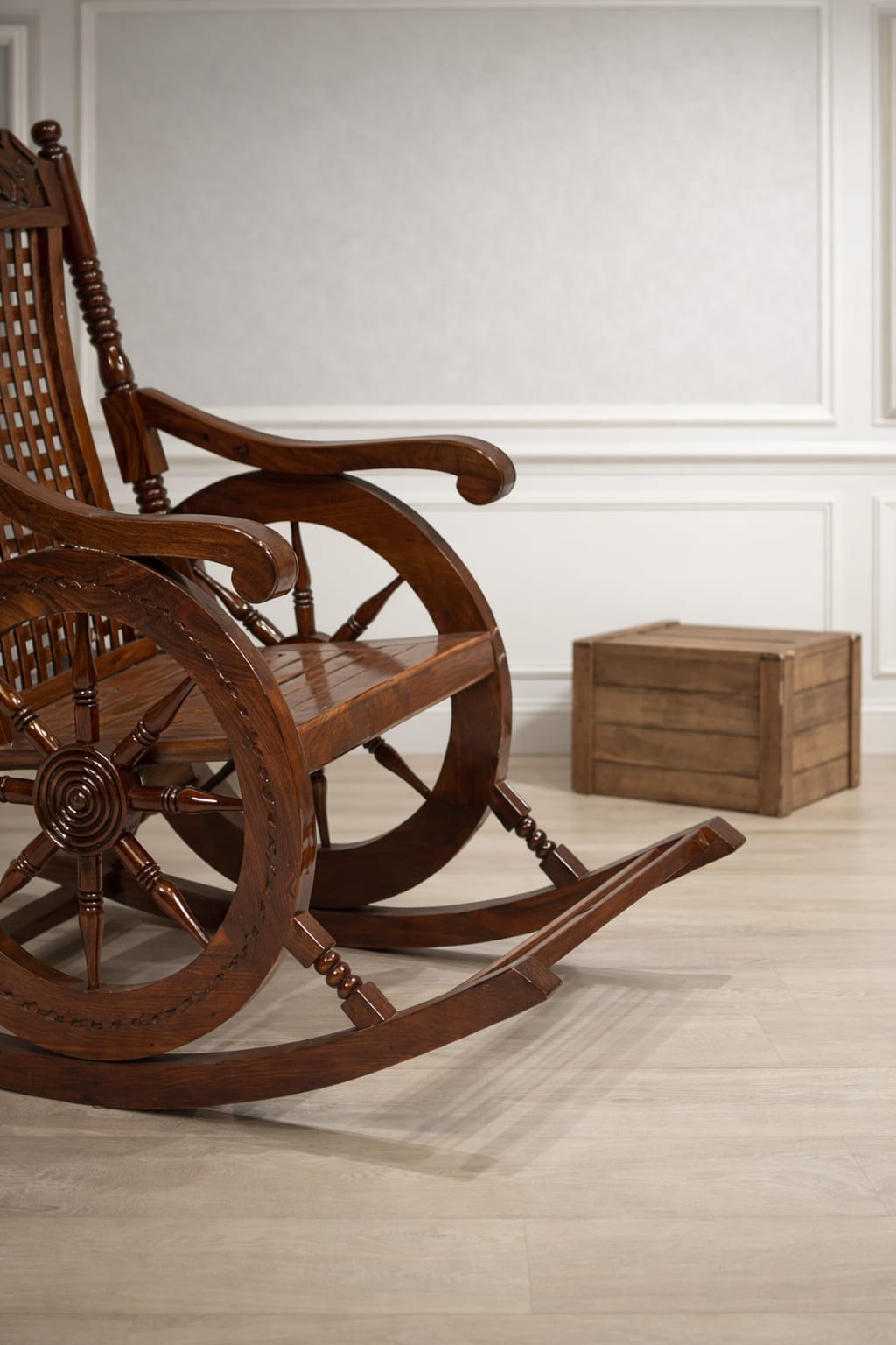 Wooden Rocking Chair Resting Chair Grandpa Rocking Chair Made Of High Quality Wood