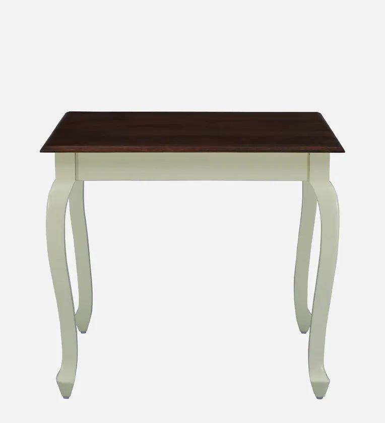 Solid Wood 4 Seater Dining Set In Tulip Finish - Ouch Cart