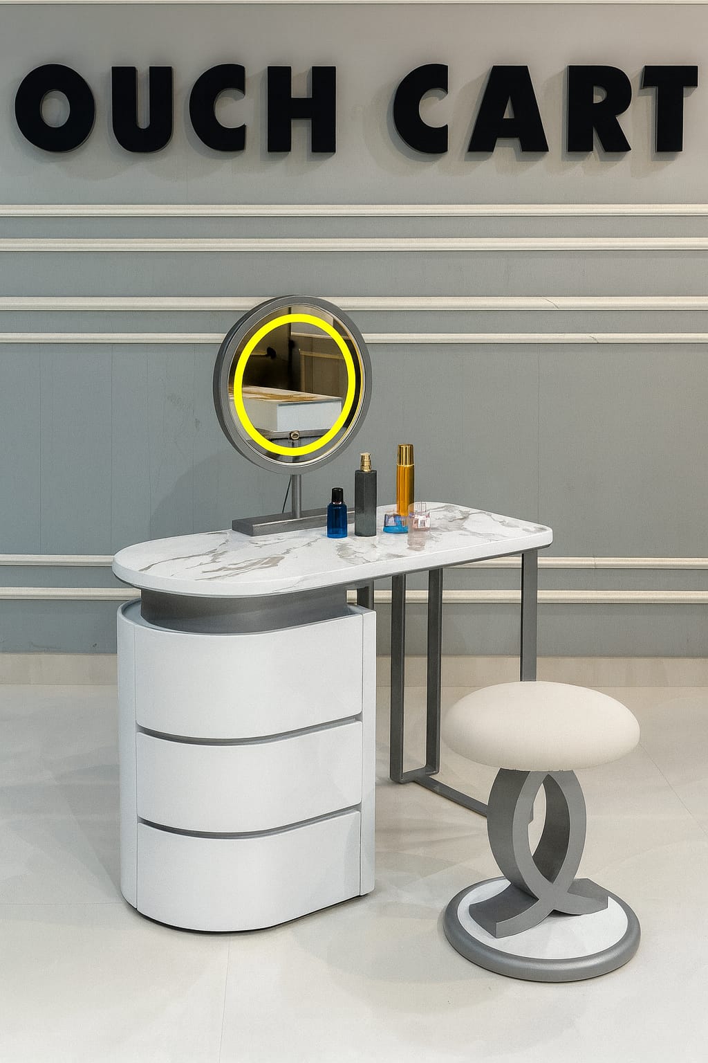 Mara Dressing Table with Mirror โ Modern Makeup Organizer