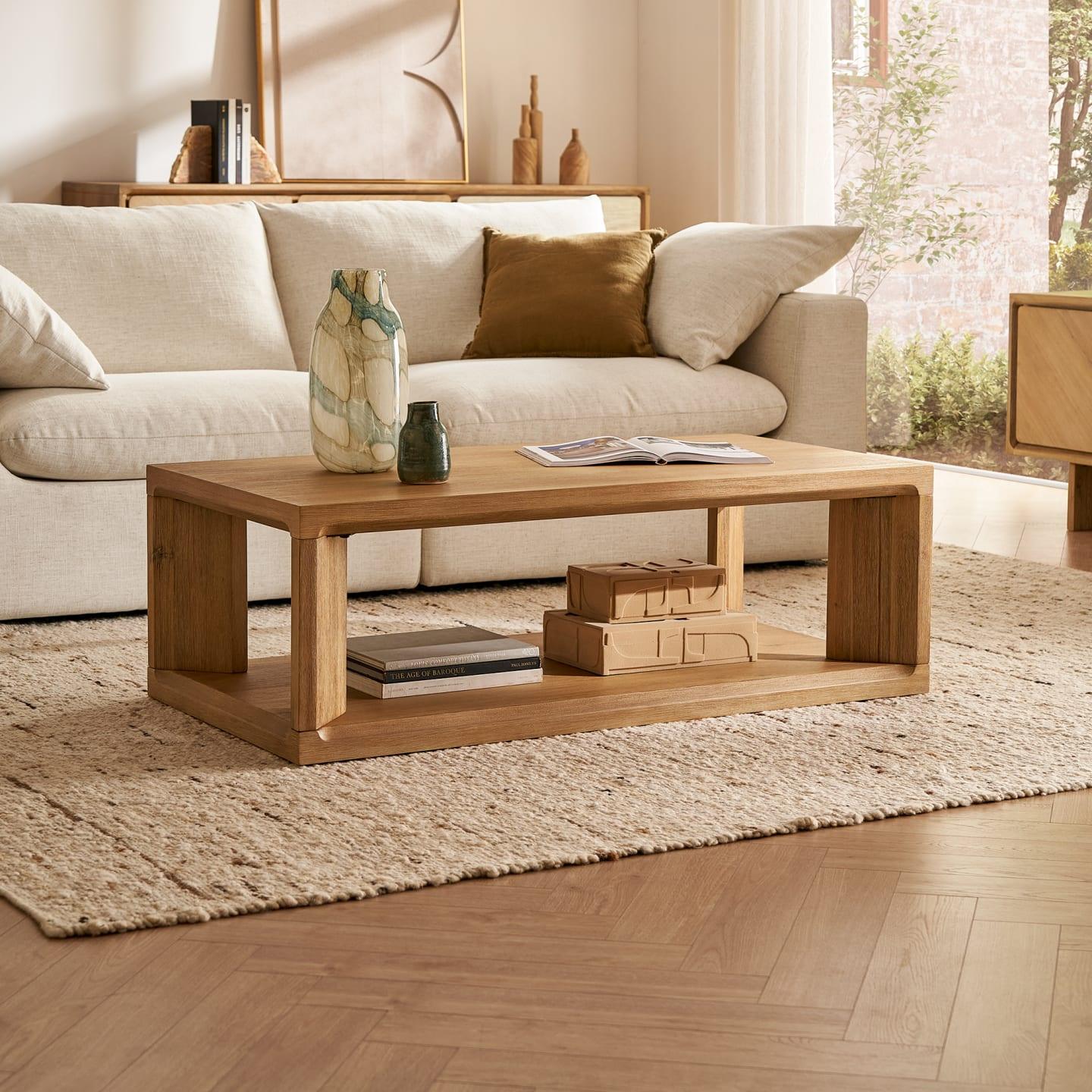 Casa Rectangular Box Coffee Table - Ouch Cart