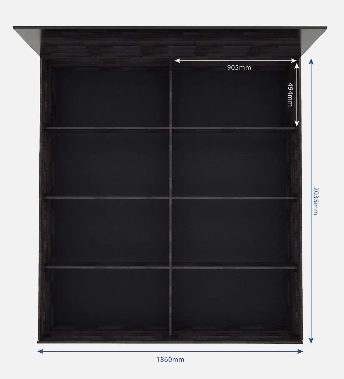 Medest King Size Bed in Wenge Finish with Storage - Ouch Cart