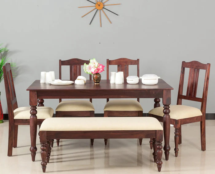 Leonidas  Cathenna 6 Seater Dining Set With 6 Chairs