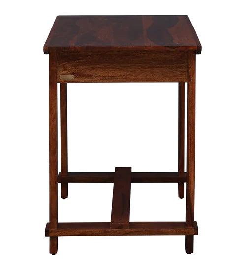 Isla Solid Wood Writing Table In Honey oak Finish - Ouch Cart