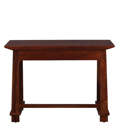 Isla Solid Wood Writing Table In Honey oak Finish - Ouch Cart